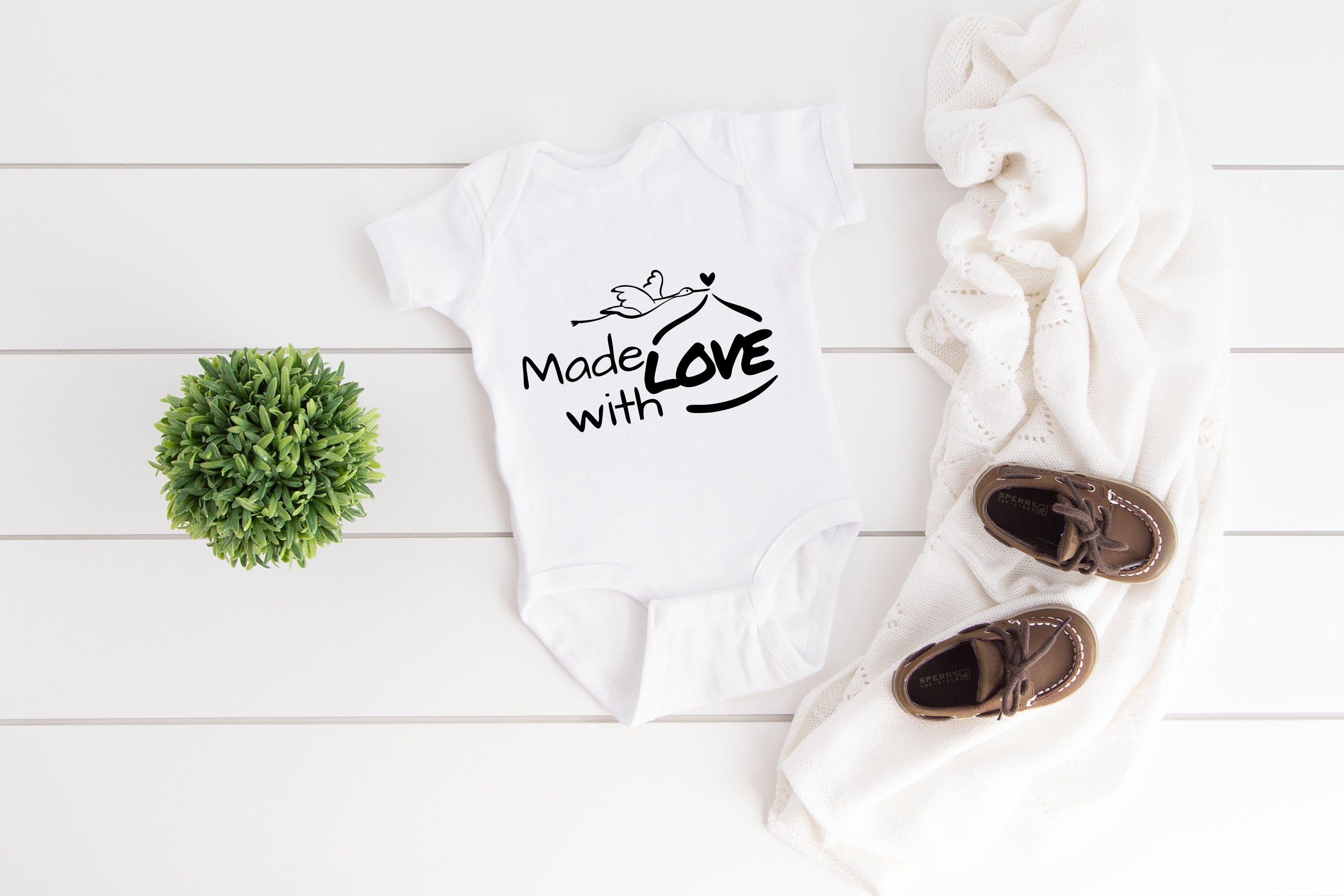made with love onesie