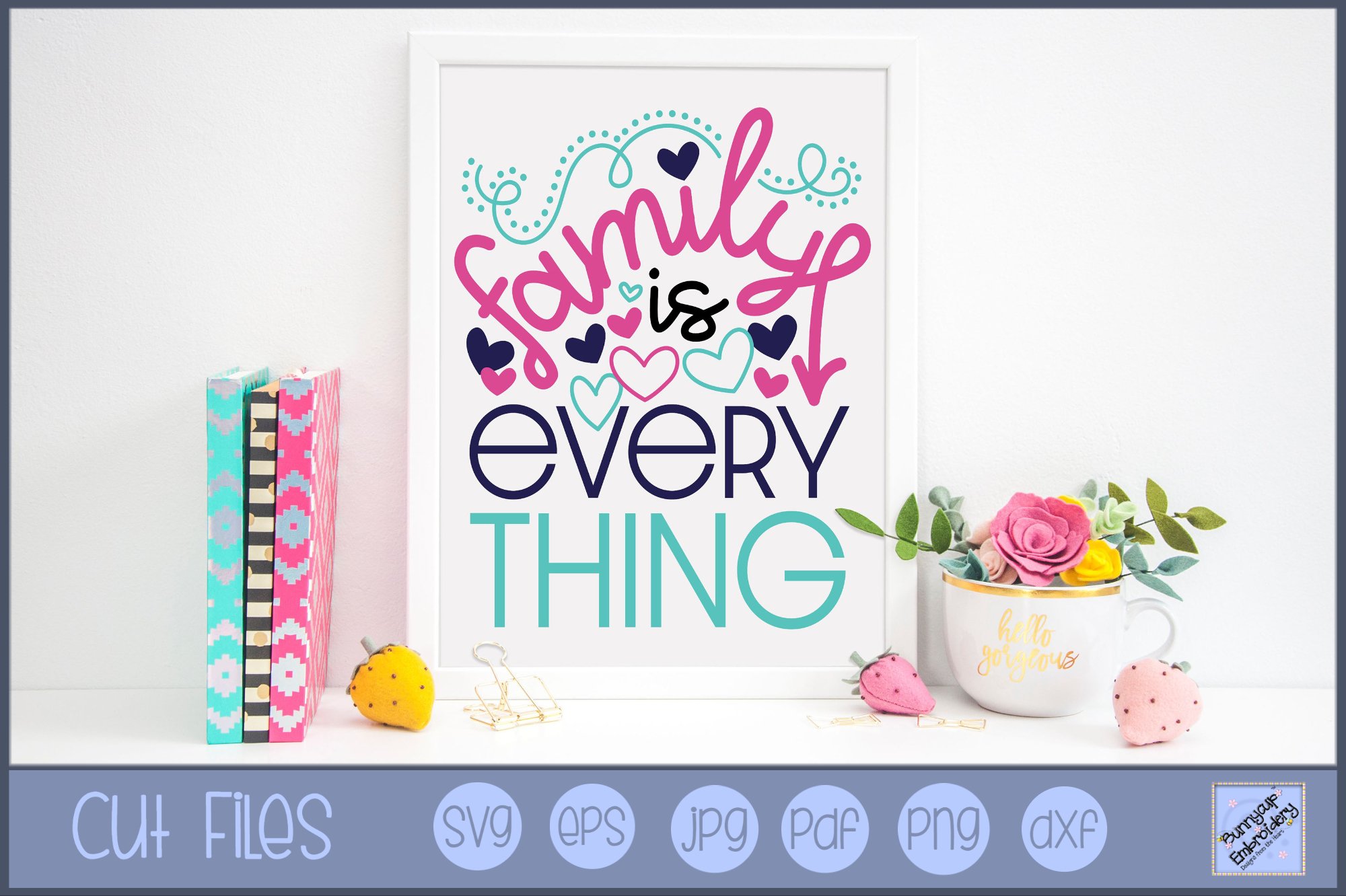 Family Is Everything SVG, Clipart, Graphic (687783) Cut Files