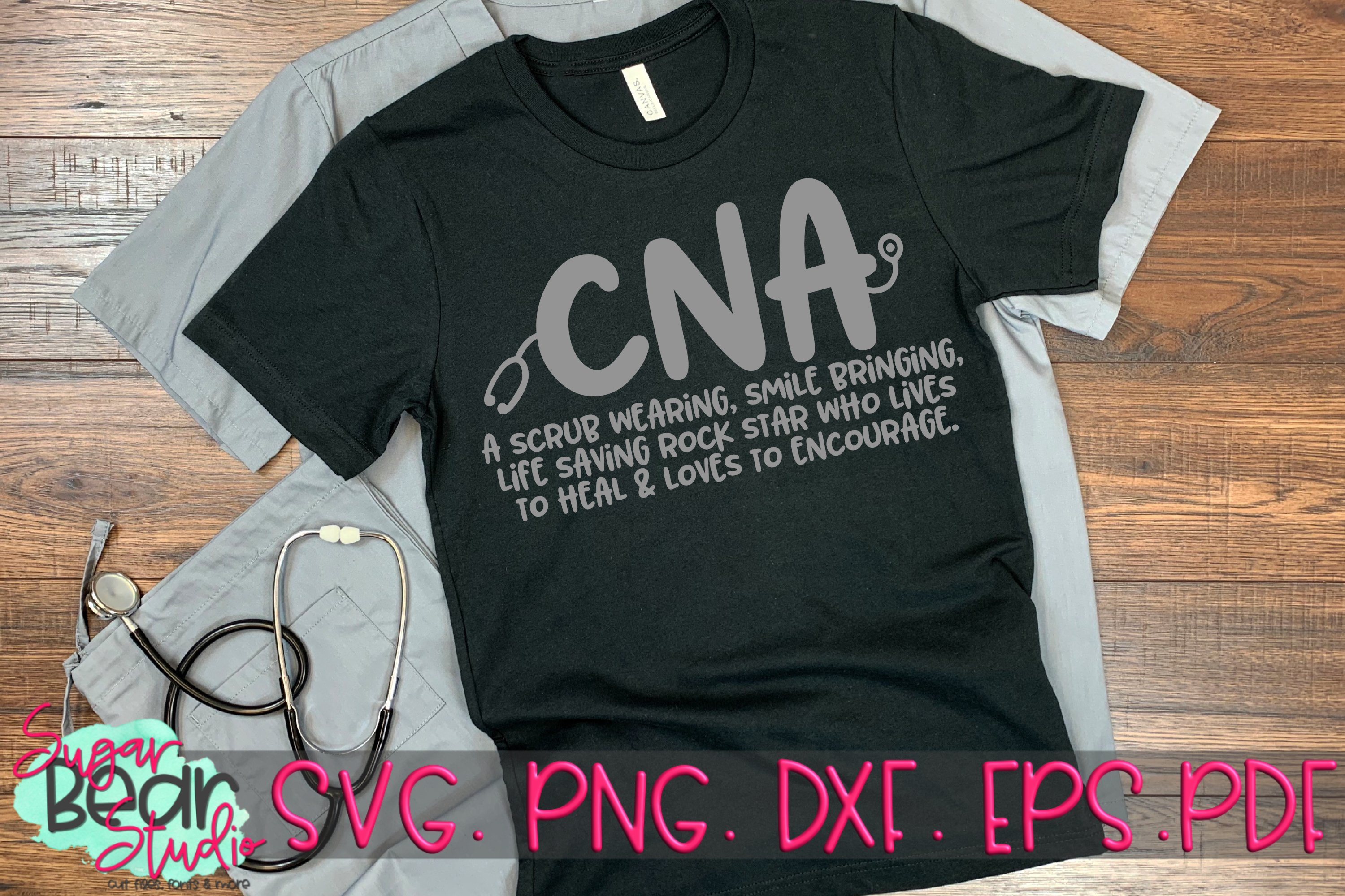CNA Scrub Wearing An Occupational SVG (559748) Cut Files Design