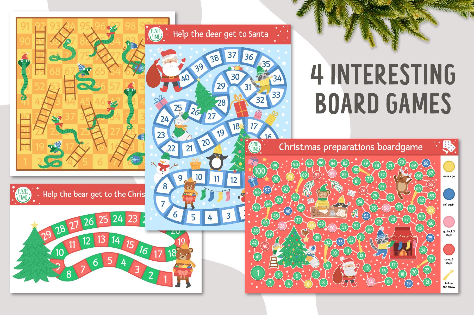 Merry Christmas Games and Activities (956978) | Educational | Design
