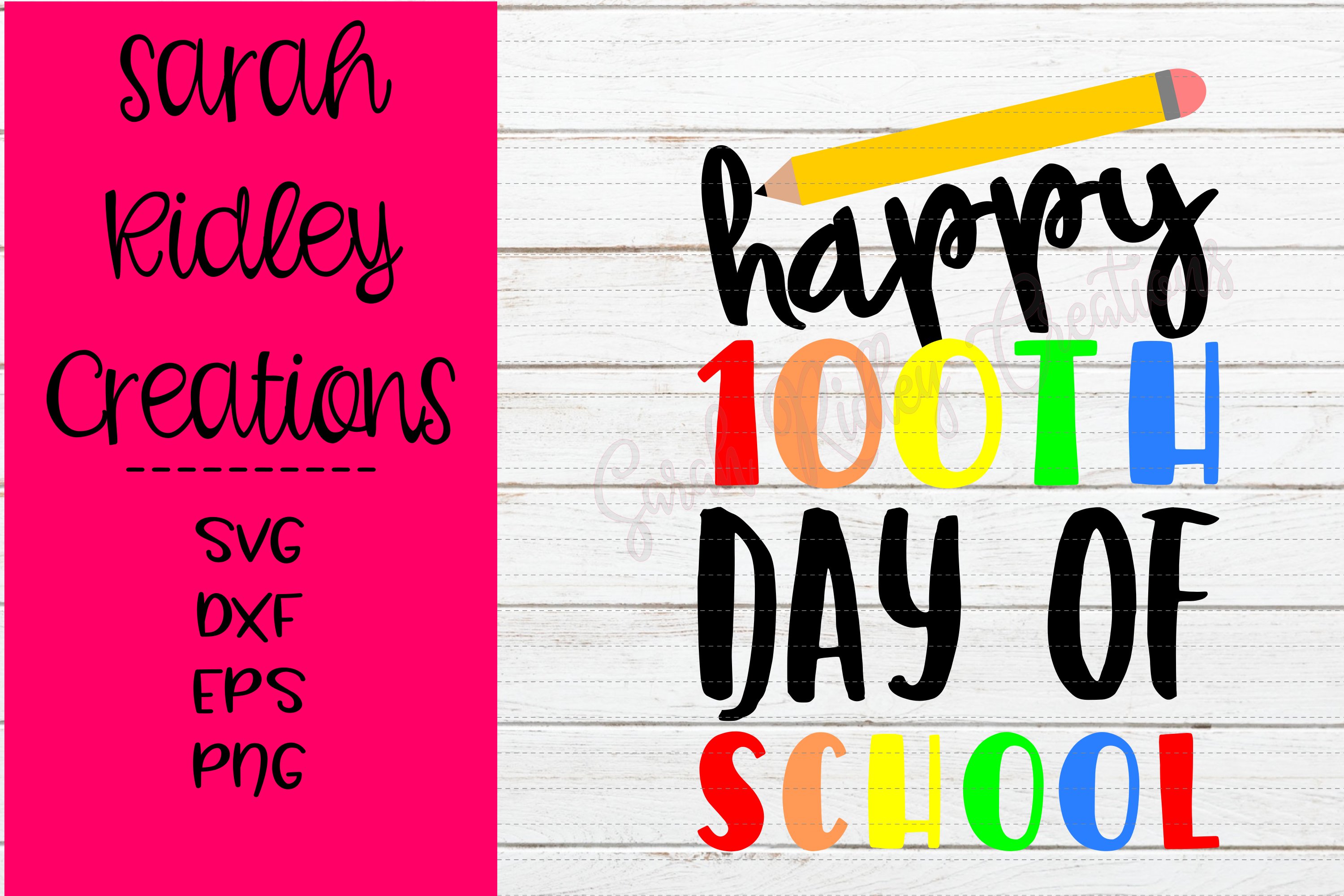Happy 100th Day of School SVG (197267) | SVGs | Design Bundles