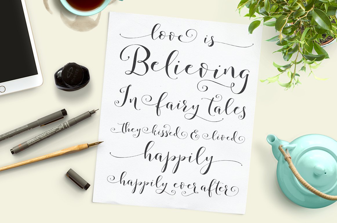 Storybook Calligraphy (18526) Script Font Bundles