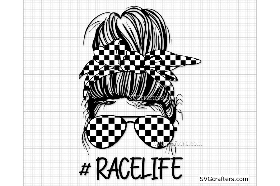 Download Messy Bun Racelife svg, Racing svg, Racing life svg (1252329) | Cut Messy Bun Racelife svg, Racing svg, Racing life svg (1252329) | Cut