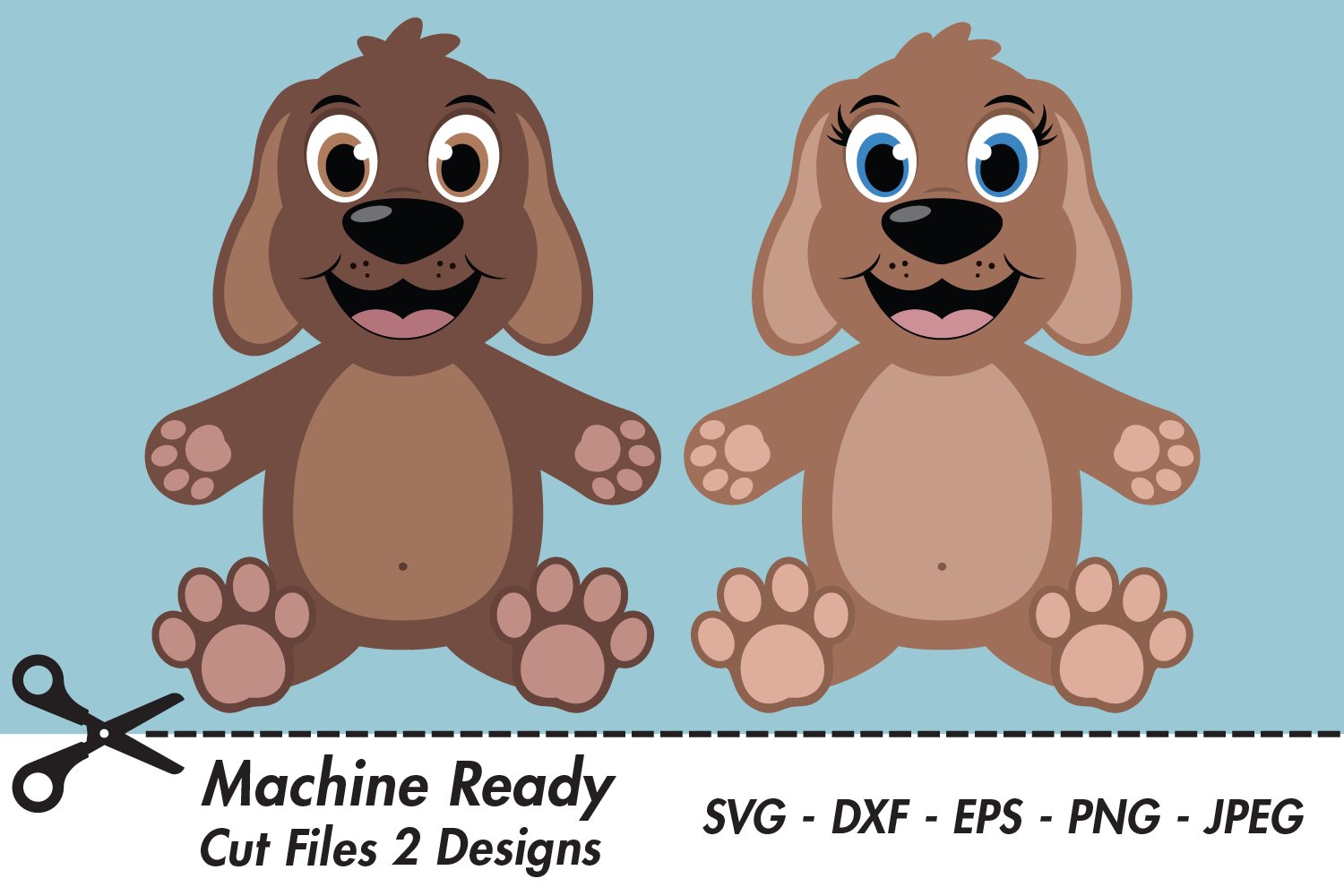 Cute Dog SVG Cut Files, PNG dog clipart, happy puppy face (463668 ...