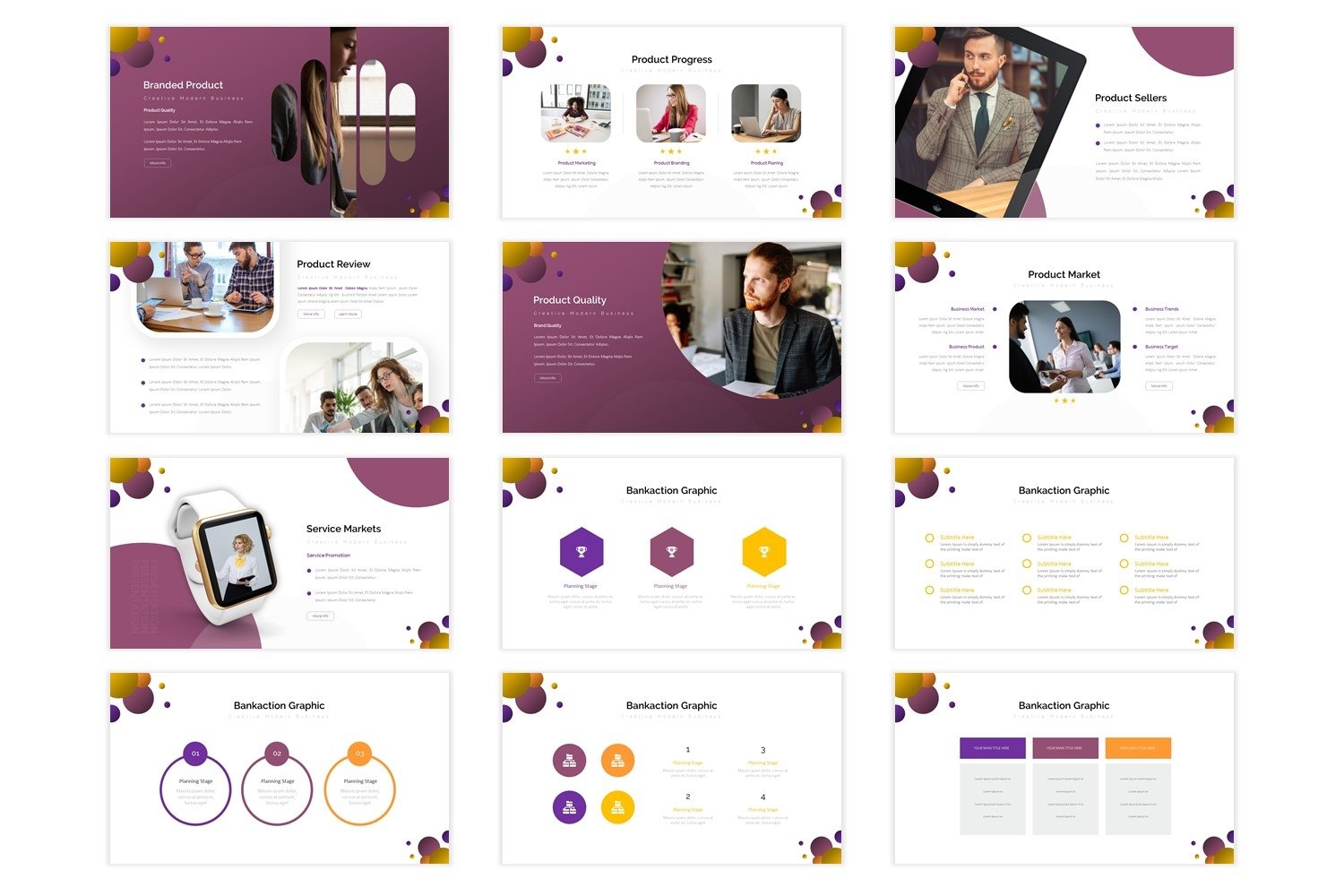 Bankaction - Google Slide Template