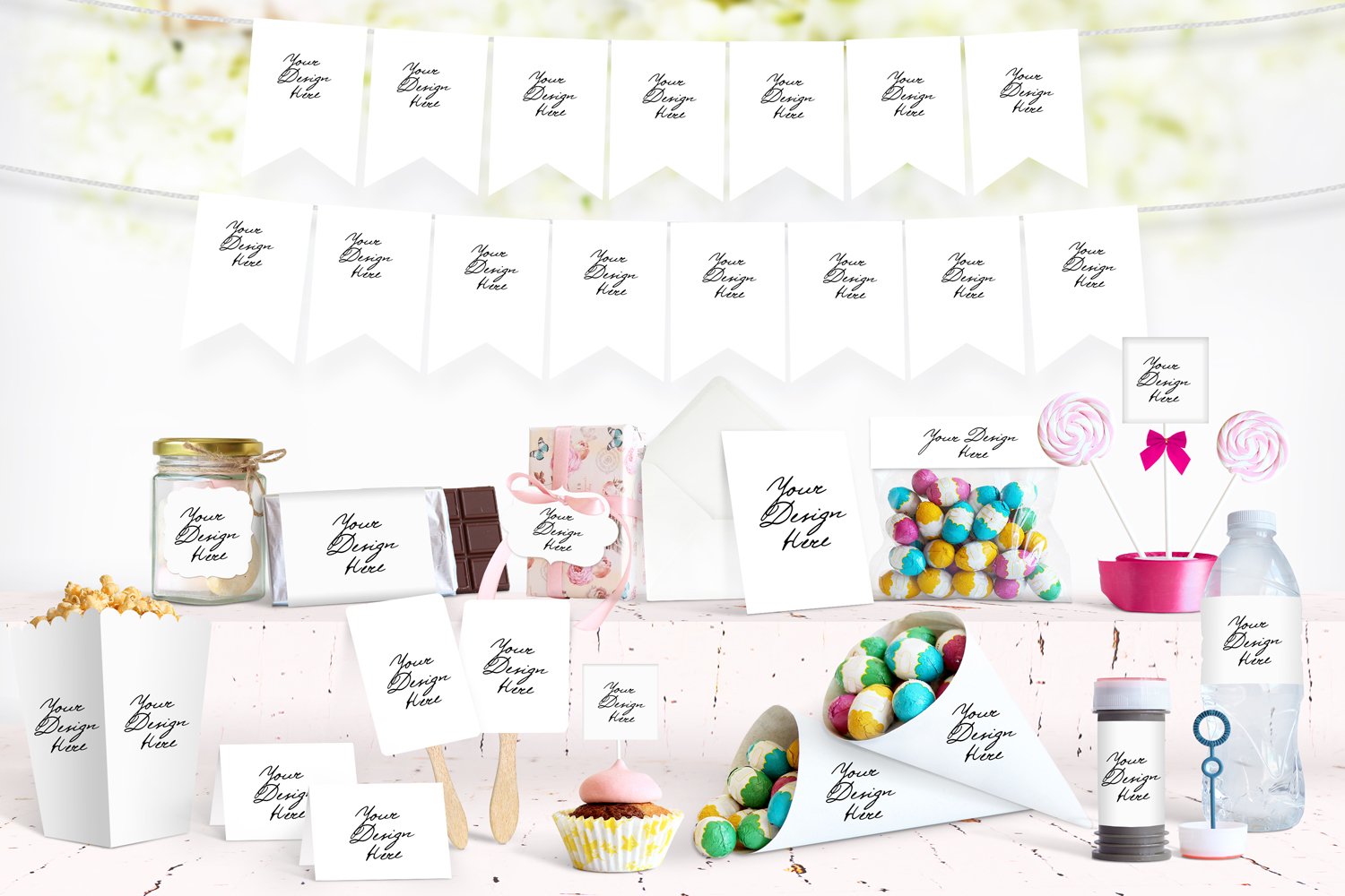 Party Decoration Mockup Bundle, Party Scene Creator 967