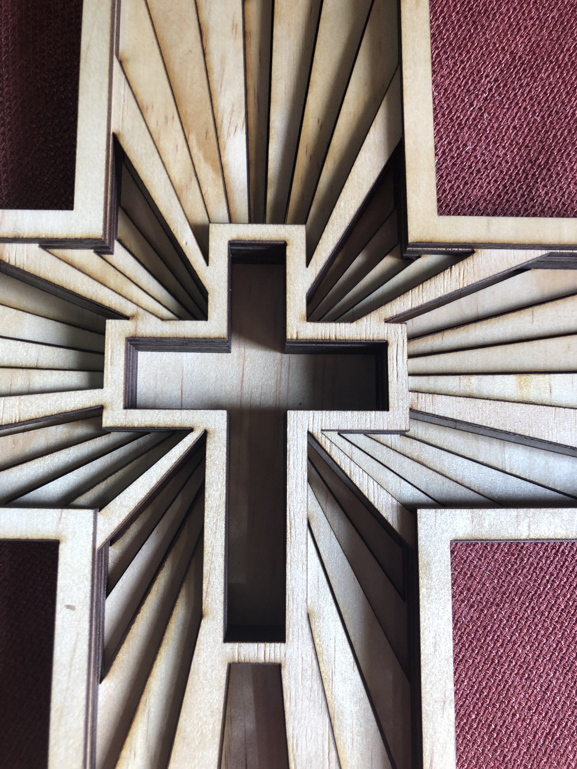 Multilayer Mandala 'Cross' Files for CNC Laser (247856) | Laser ...