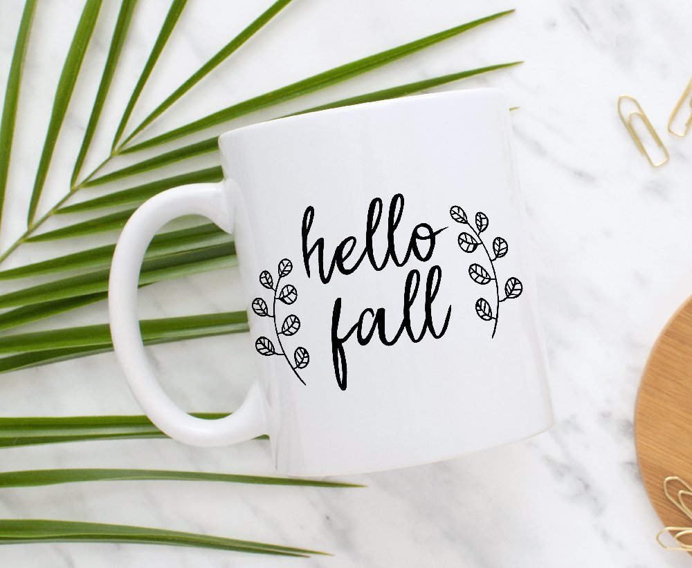 Hello Fall, Fall SVG File, DXF and PNG File (37313) | SVGs | Design Bundles
