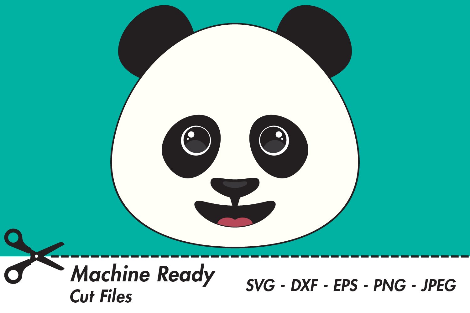 Cute Panda Bear SVG Cut Files (372384) | SVGs | Design Bundles