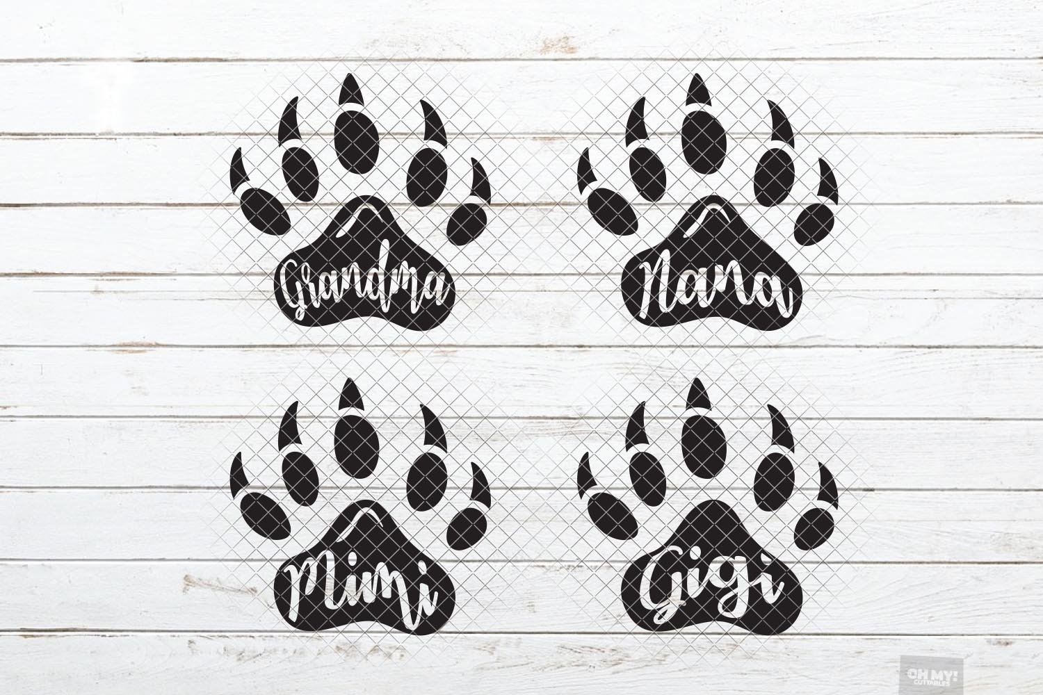 Grandma Bear Svg Nana Gigi Mimi In Svg Dxf Png Jpg 480644 Cut Files Design Bundles