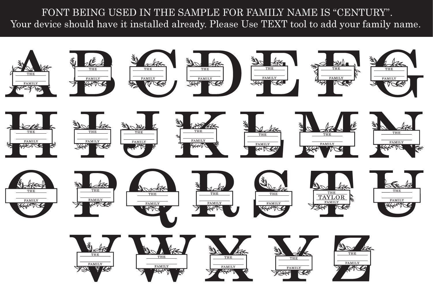 Download BIG Family Monogram Bundle | 10 designs included (735768 ...