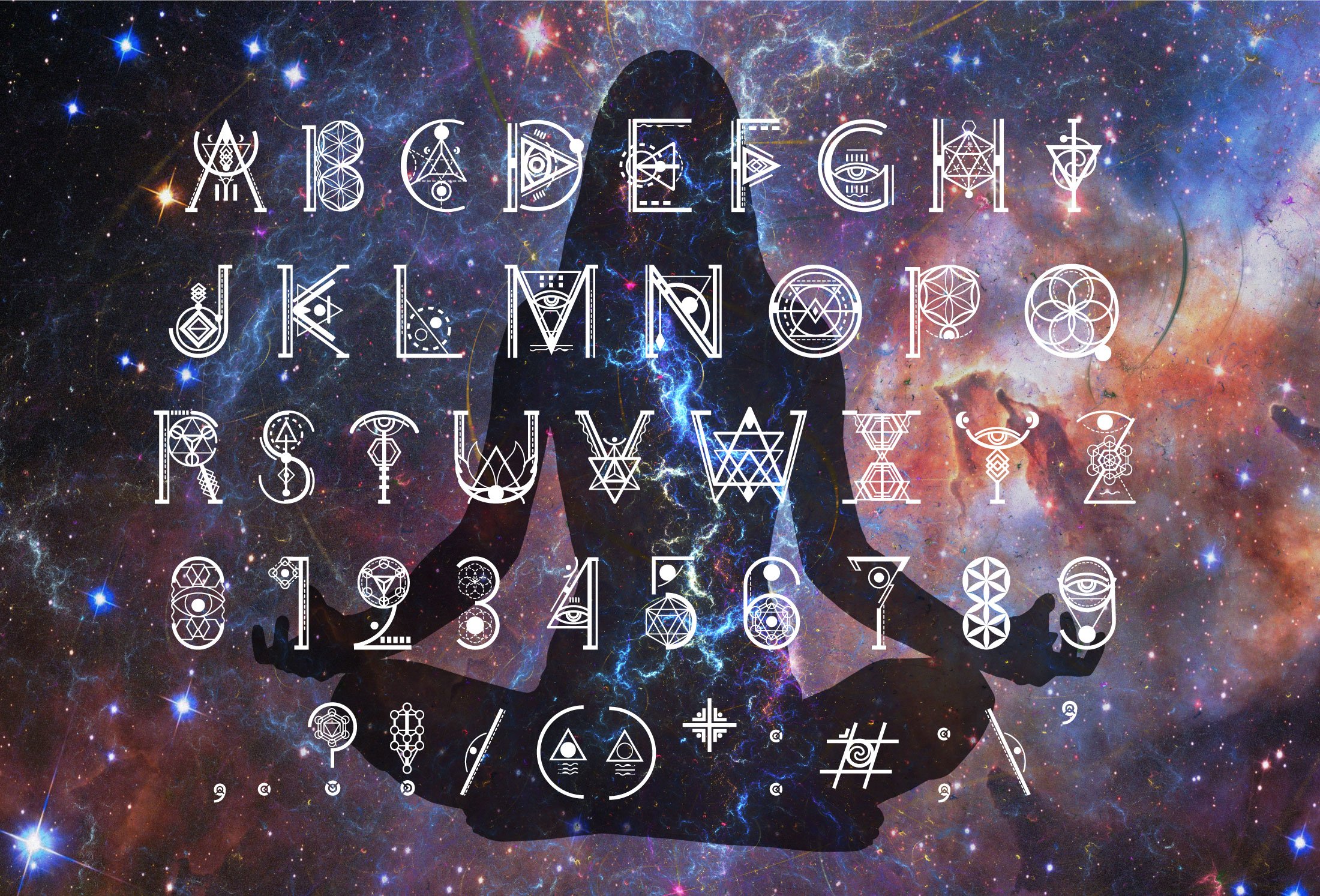 Sacred Geometry Font Sacred Geometry Creative Typogra vrogue.co