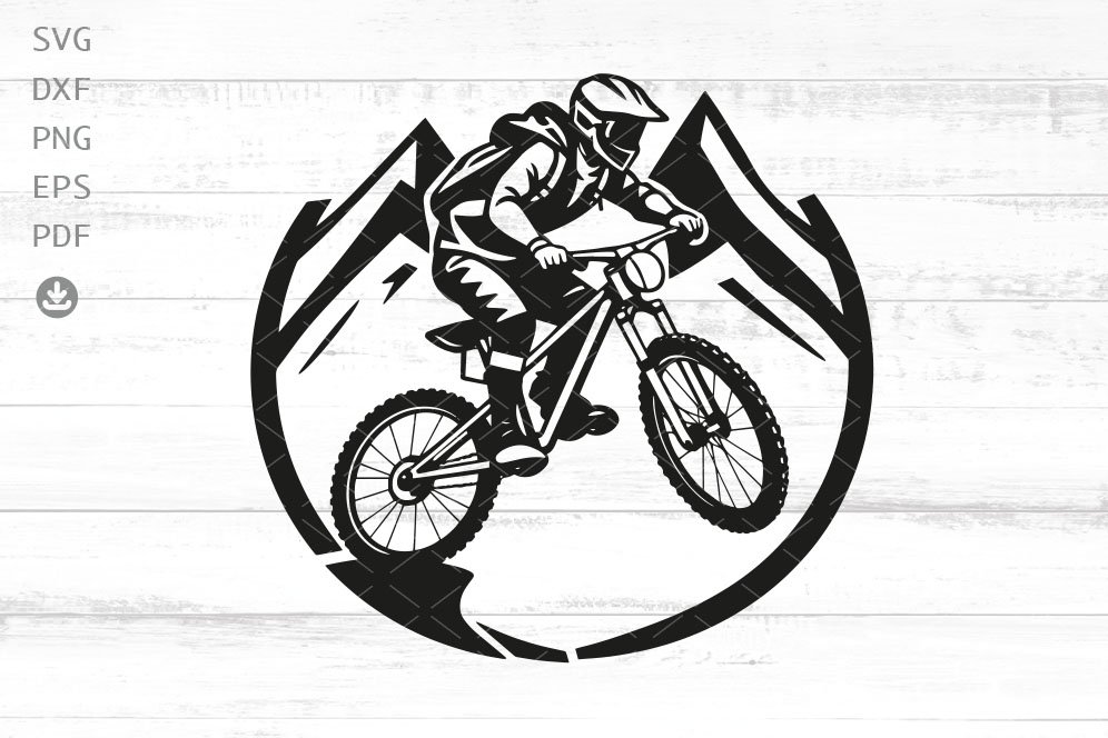 MOUNTAIN BIKE SVG, Athlete Cyclist SVG, bike life Svg Png