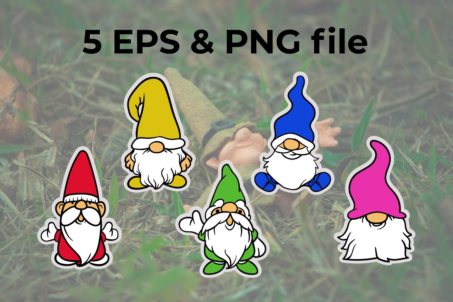 Cute gnomes images (986930) | Cut Files | Design Bundles