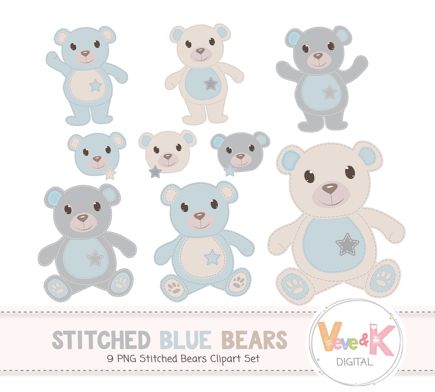 blue teddy bear for baby boy