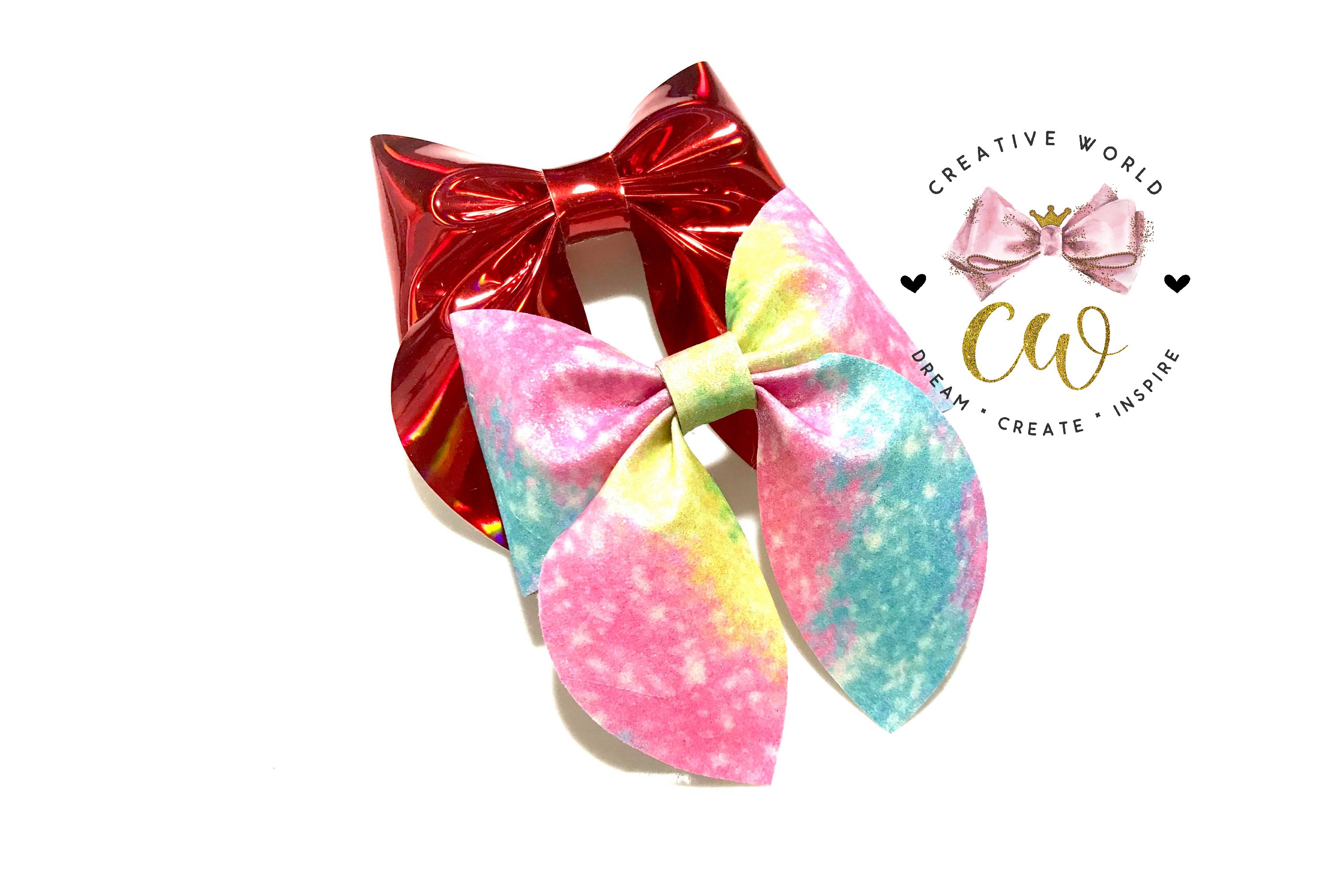 New Classic Pinch Bow Digital Template | Hair Bow Template (390515 ...