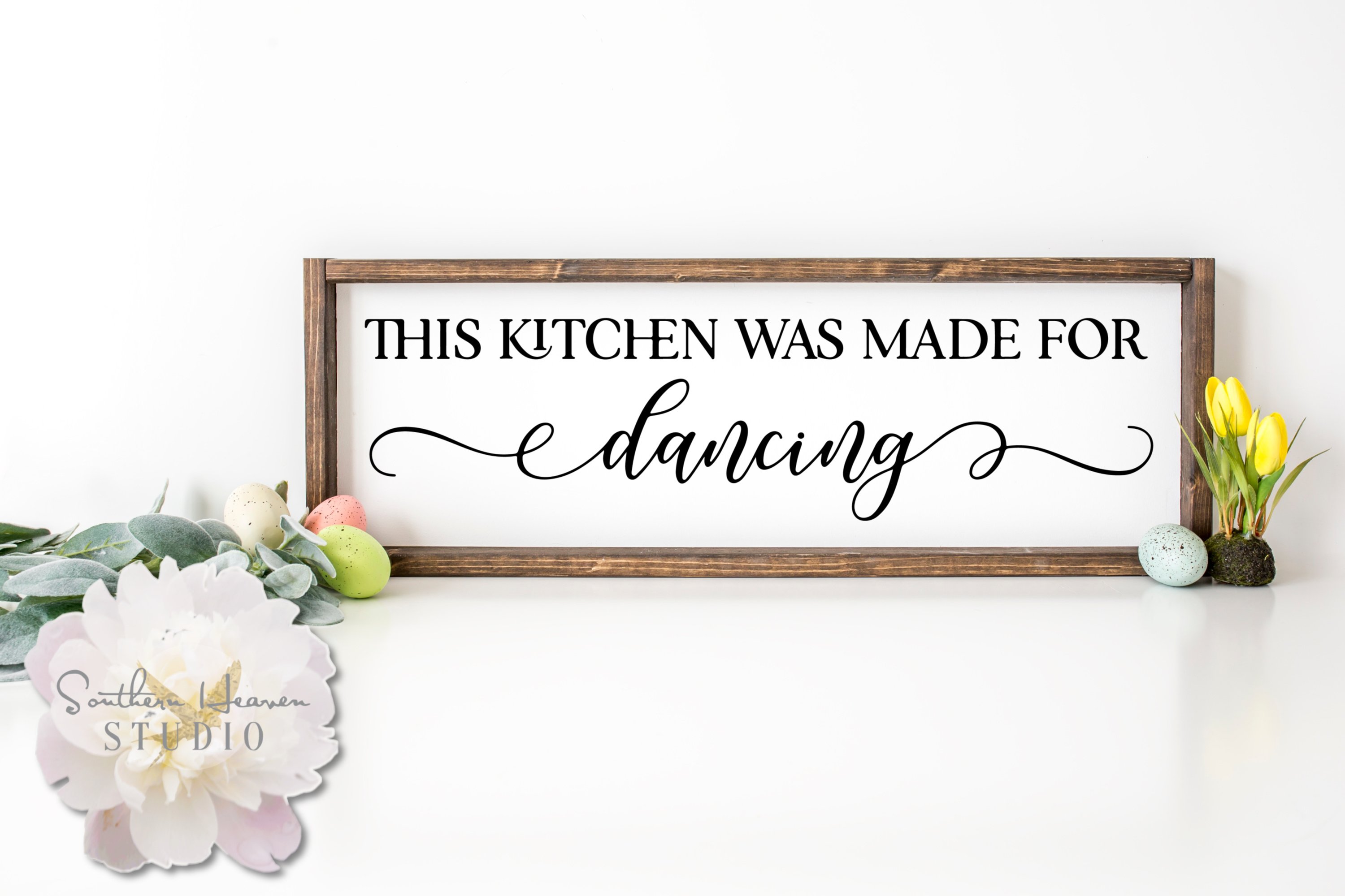 THIS KITCHEN WAS MADE FOR DANCING