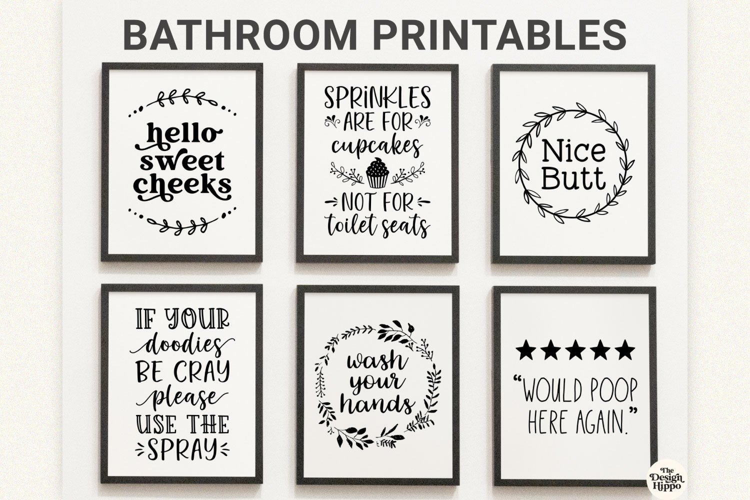Printable Bathroom Art Printable Bathroom Art