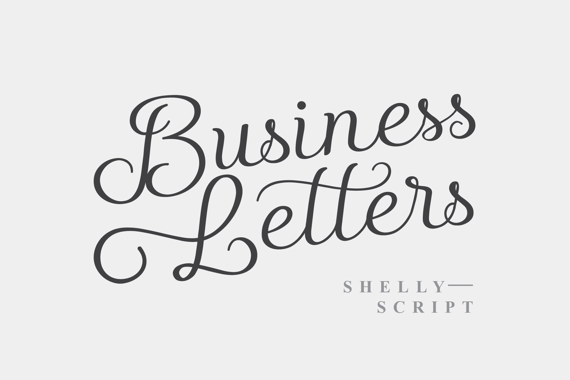 Shelly Script (115762) | Calligraphy | Font Bundles