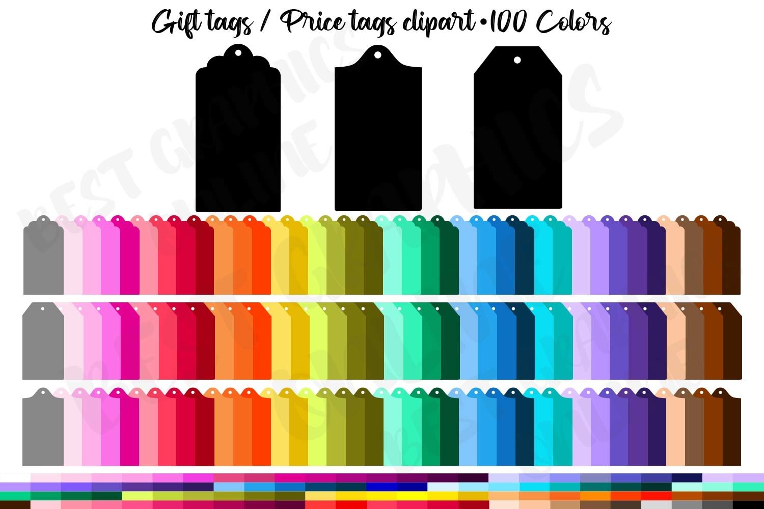 Set of 20 digital Clip Art Gift Digital Tags. Planner Sticker SVG Tags Clipart