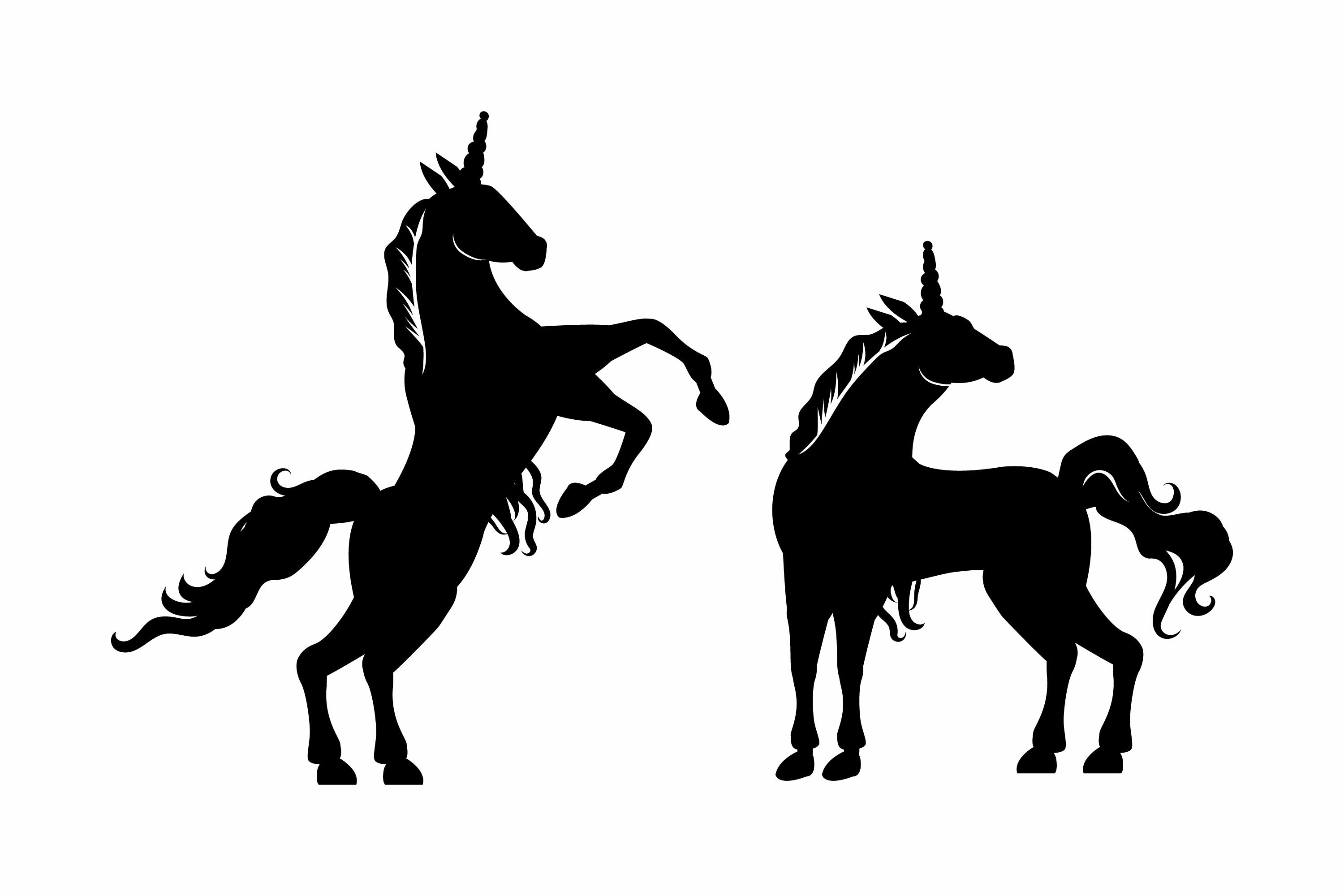 Unicorn Silhouettes