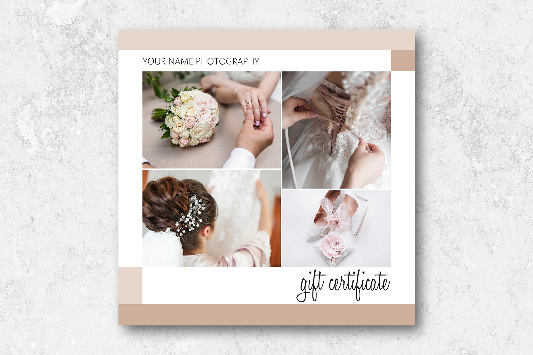 Indesign Gift Indesign Gift Certificate Template