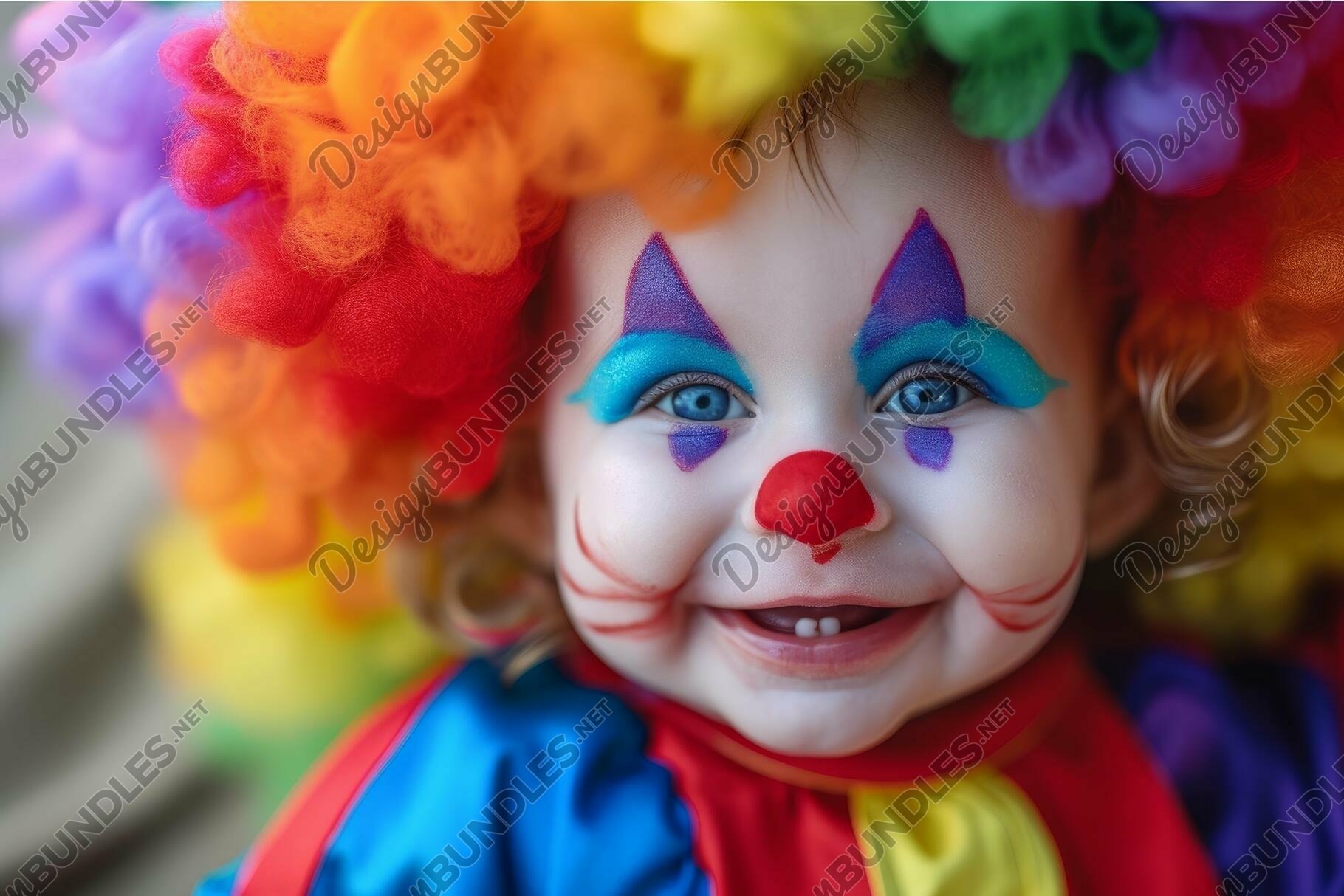 comfortable-baby-clown-costume-generate-ai