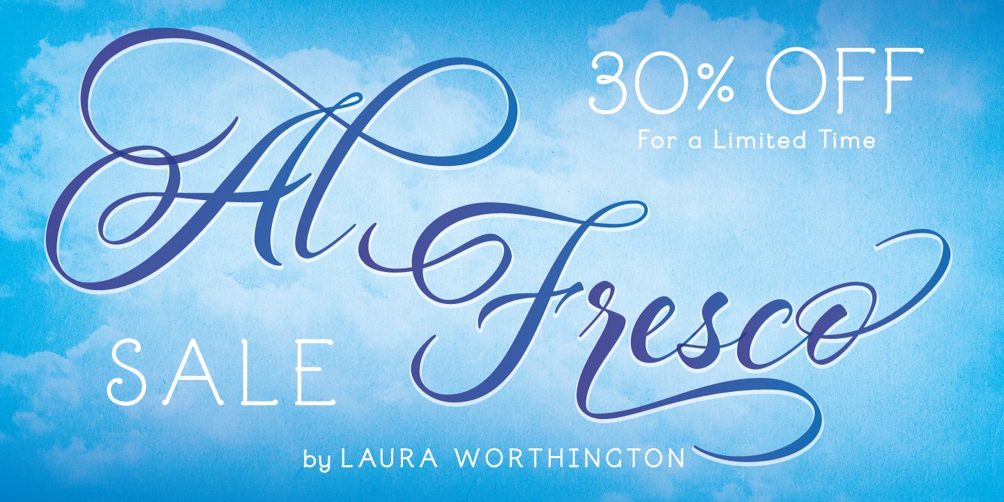 Al Fresco | Adobe Fonts al fresco font family free download