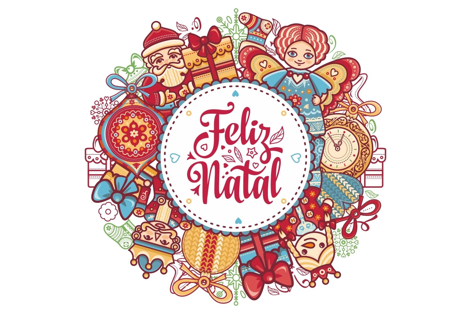 Portuguese Christmas Feliz Natal. Portugal Merry Christmas (496544