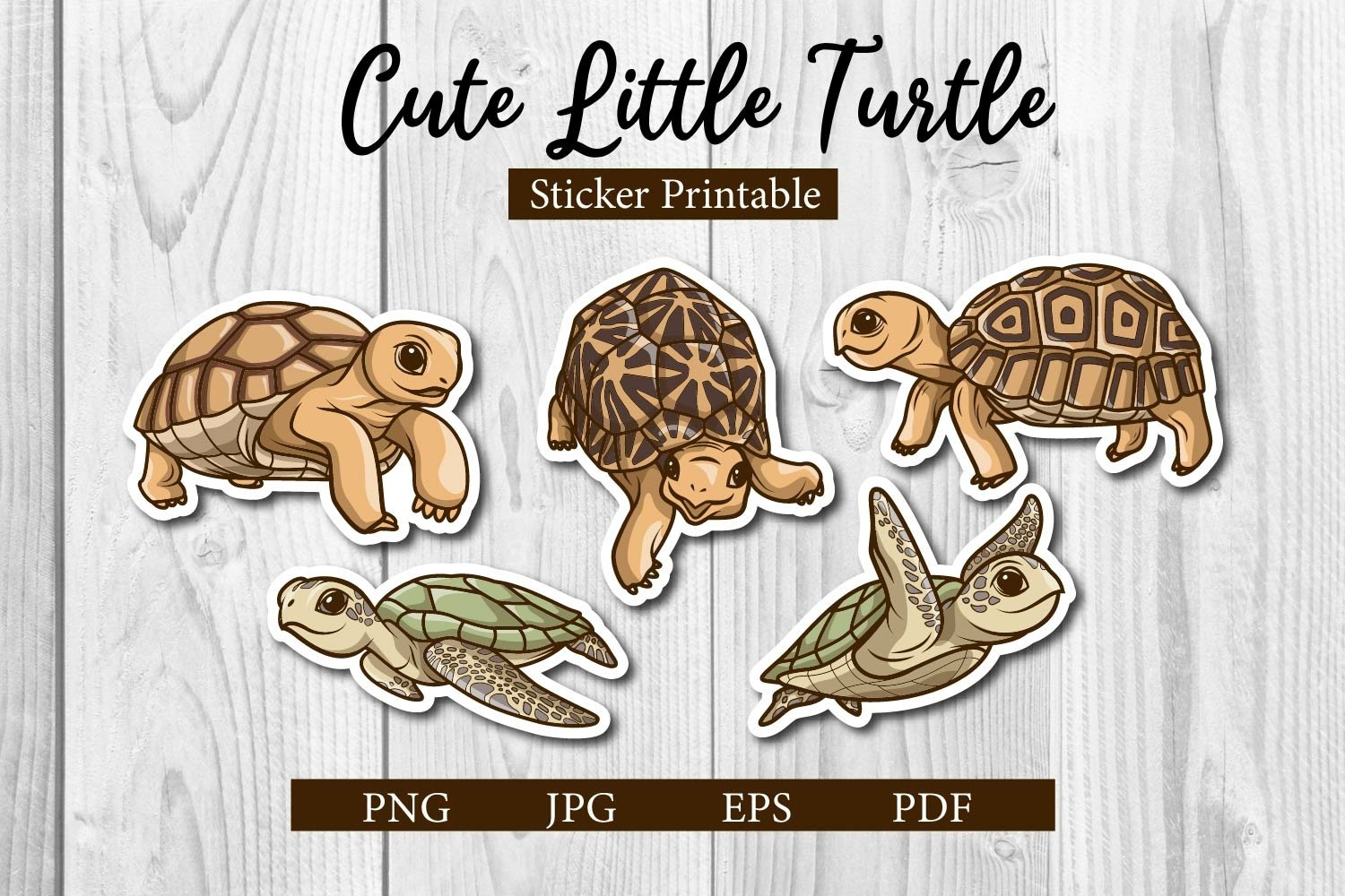Turtle With Coffee Vinyl Sticker - Waterproof Decal For Tumblers, Laptops & More