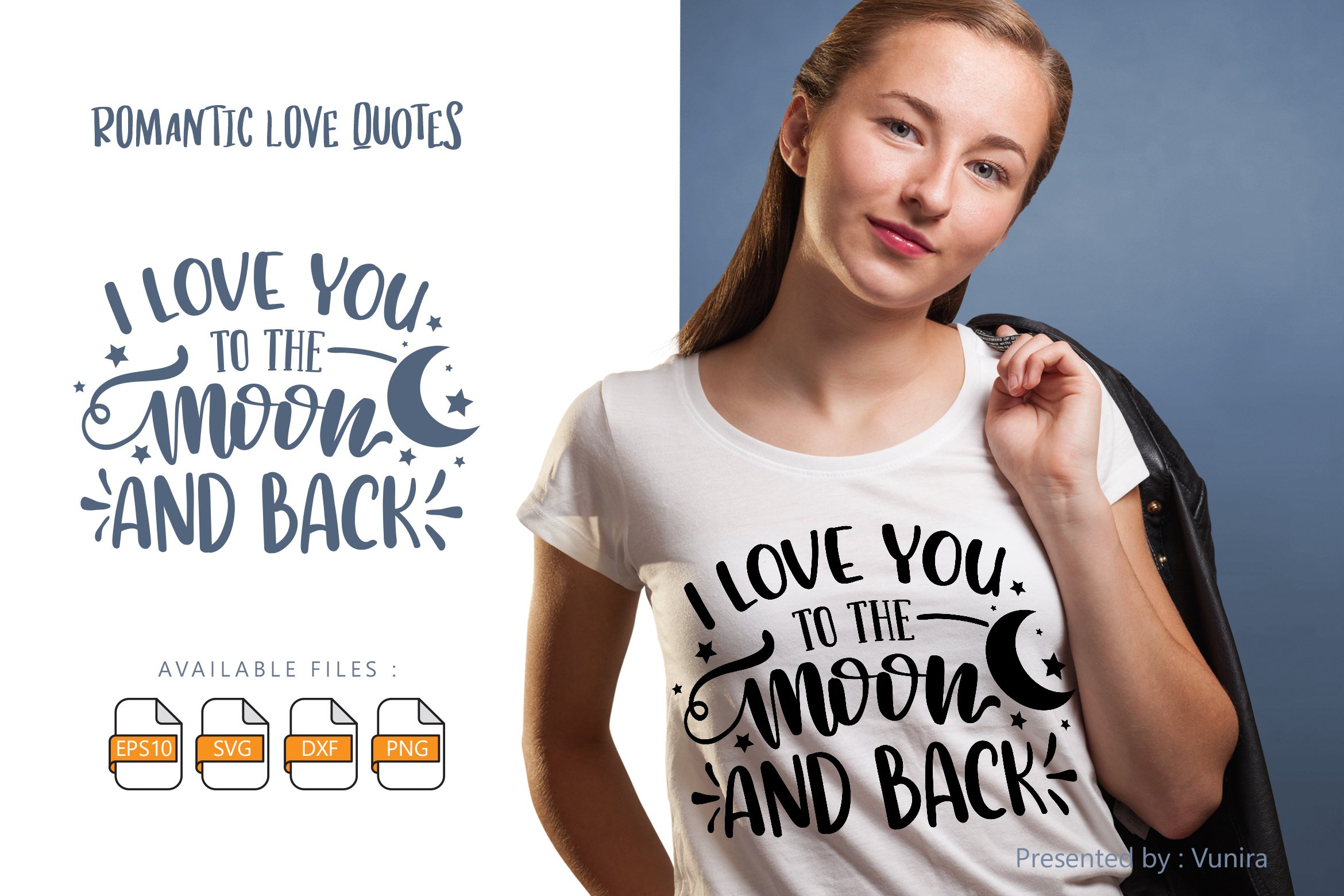 Download I Love You To The Moon And Back Lettering Quotes 1154405 Hand Lettered Design Bundles