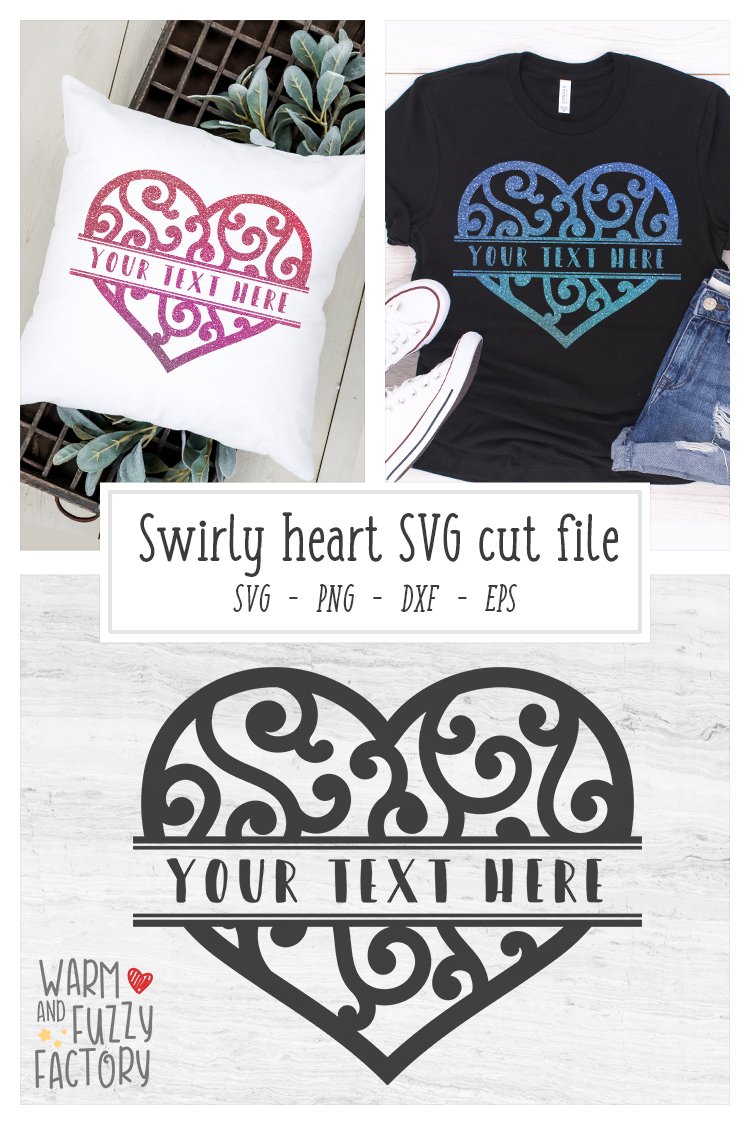 Download Heart SVG cut file, Monogram svg, Valentine's day SVG ...