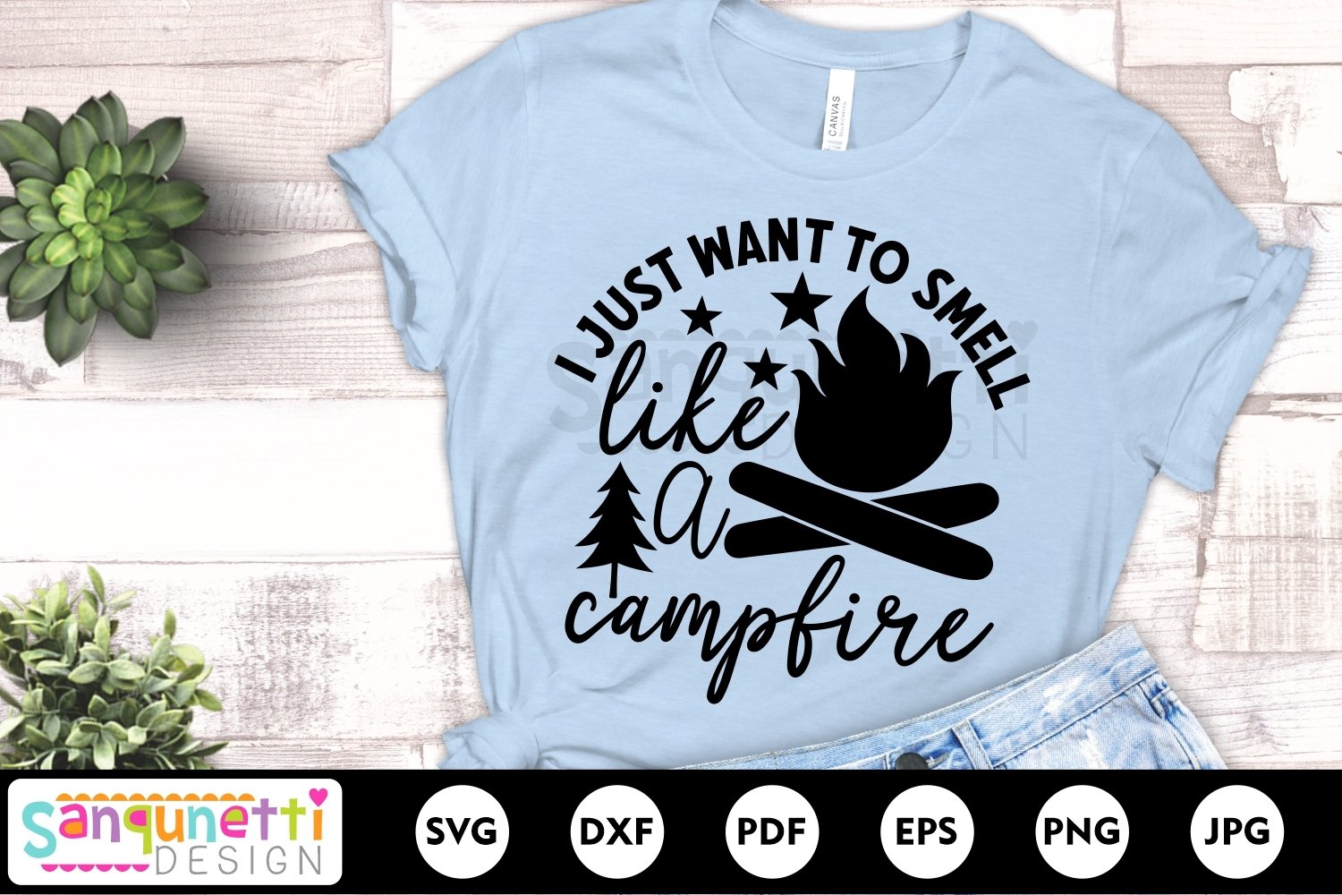 I just want to smell like a campfire SVG, camping svg (650588) | Cut