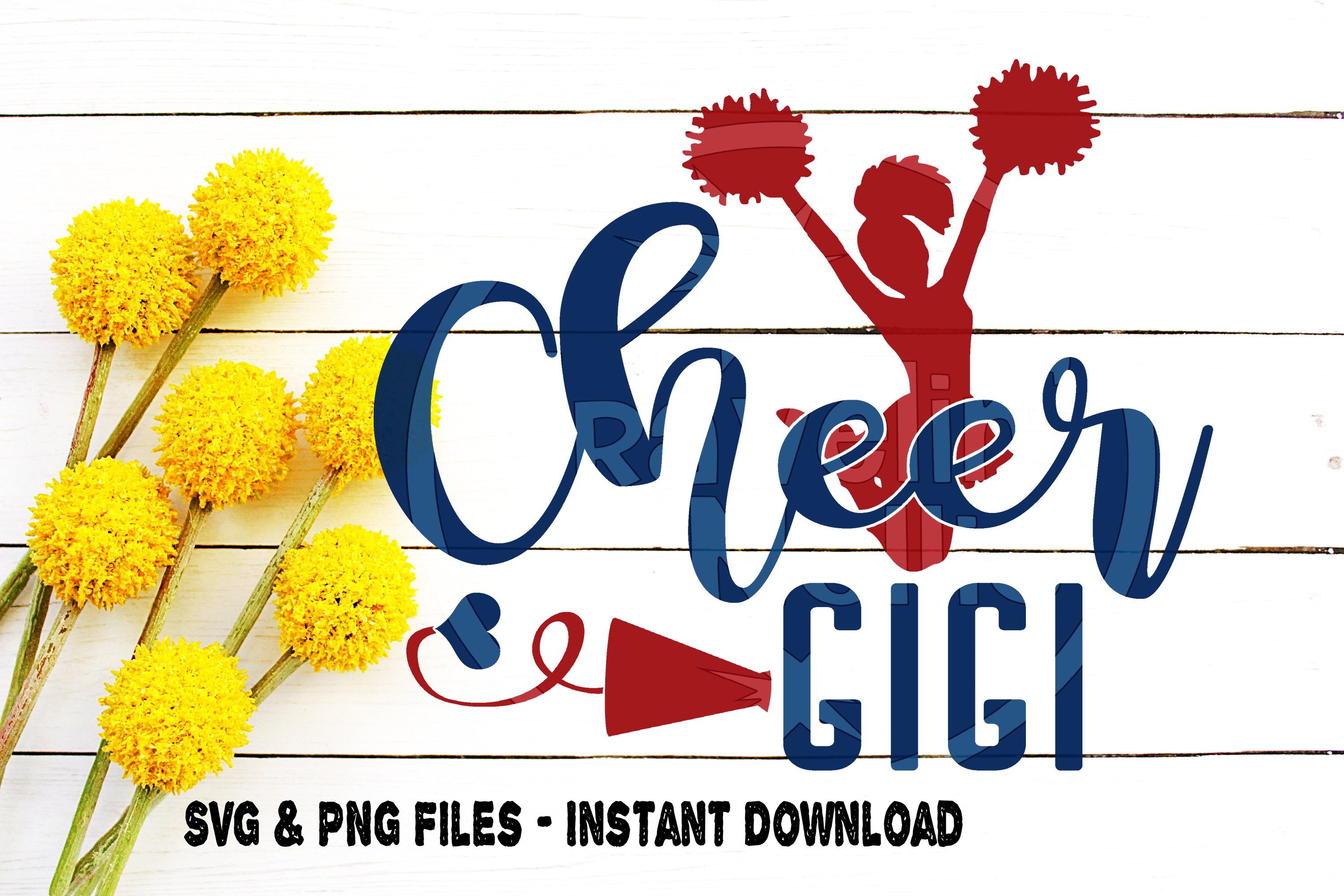 Cheer Gigi SVG Cheerleading Cheerleader Squad Team Spirit (111626