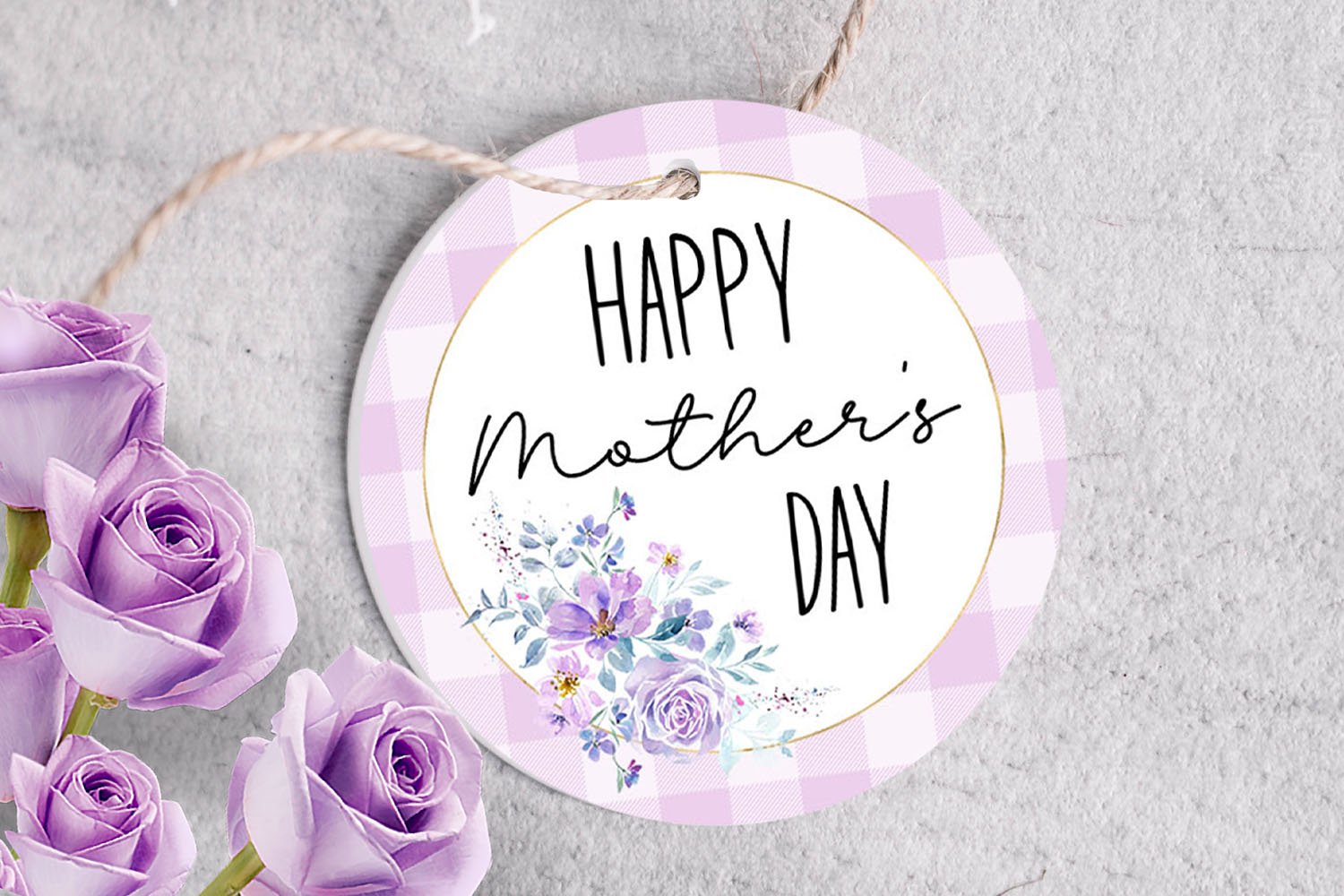 30er Set Cupcake-Topper 'Happy Mother's Day' – Rot-goldene Glitzerherzen Für Muttertags-Deko