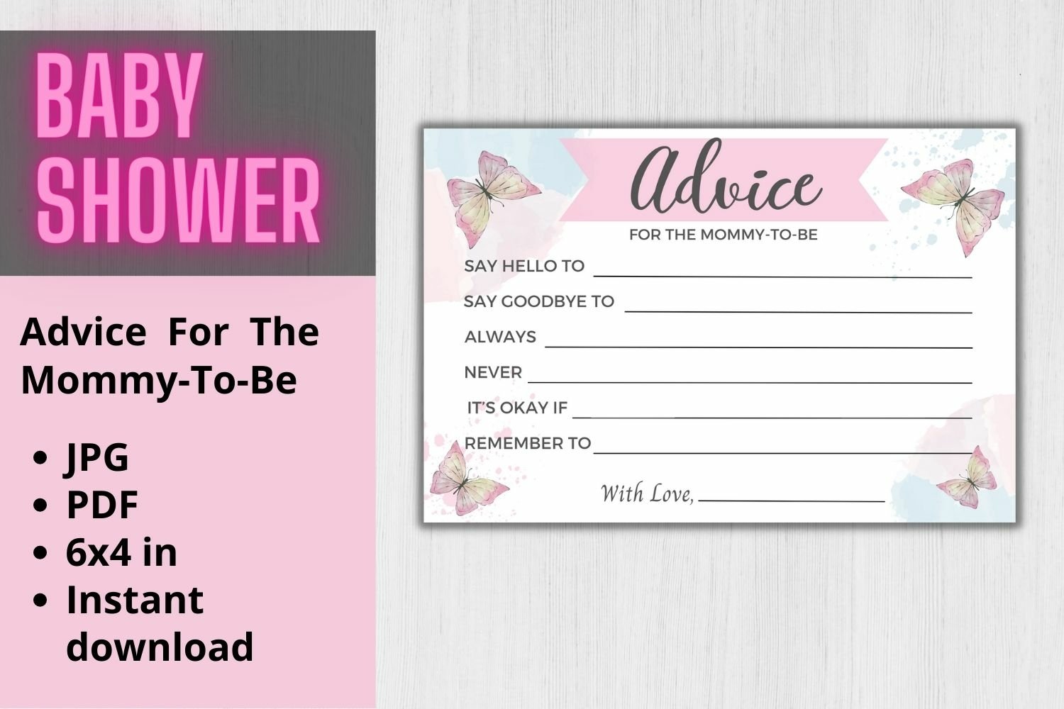 advice-for-the-mommy-to-be-cards-baby-shower-printable for Free Printable Advice Cards For Mom To Be Advice For The Mommy-To-Be Cards, Baby Shower Printable for Free Printable Advice Cards For Mom To Be