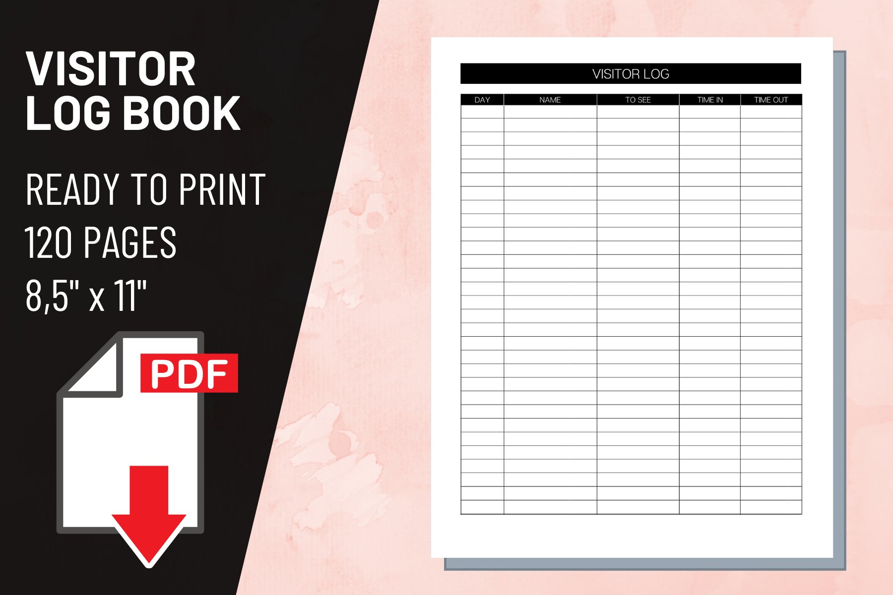 Visitor Log Book (971488)