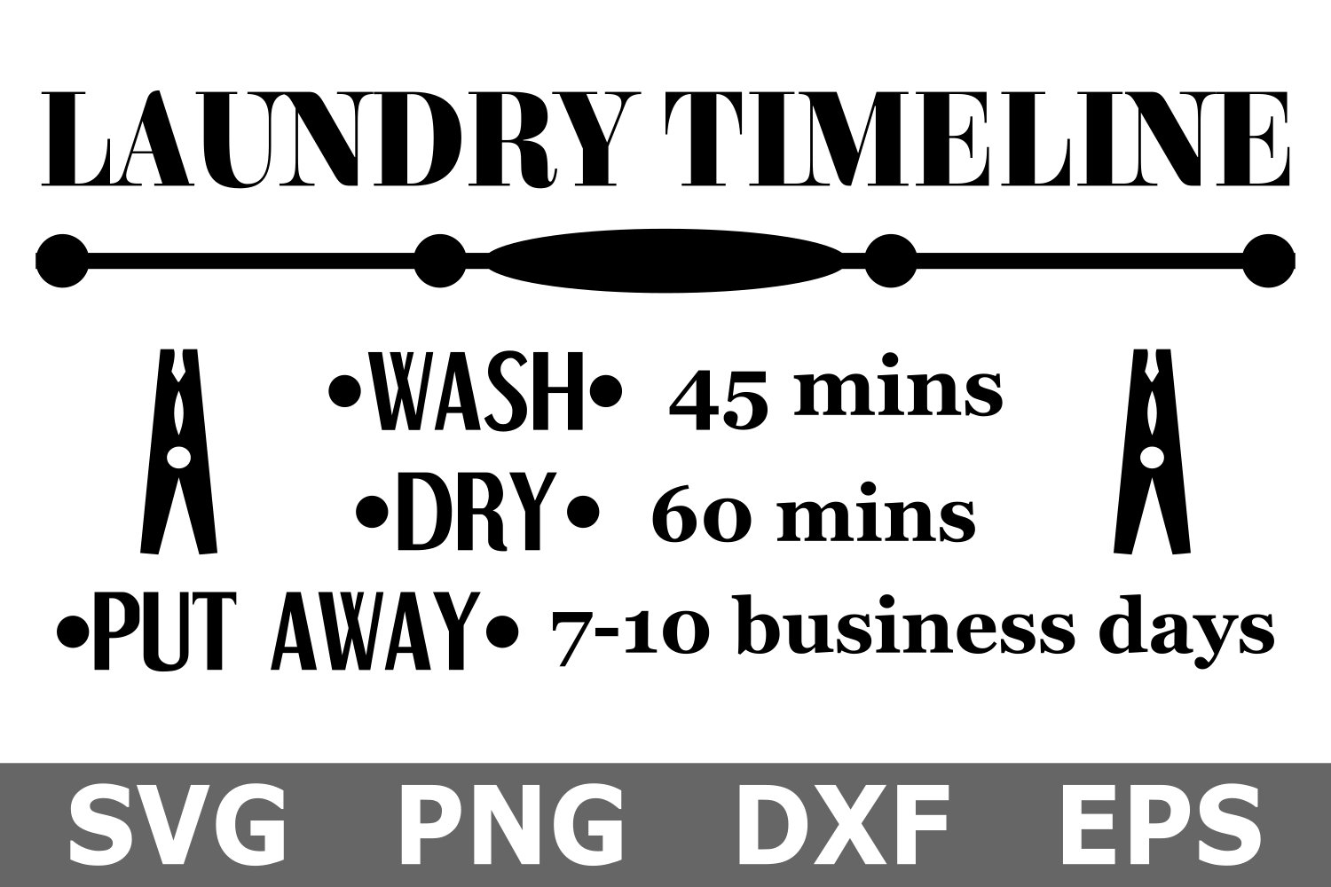 Laundry Timeline A Home SVG Cut File (251831) Cut Files Design