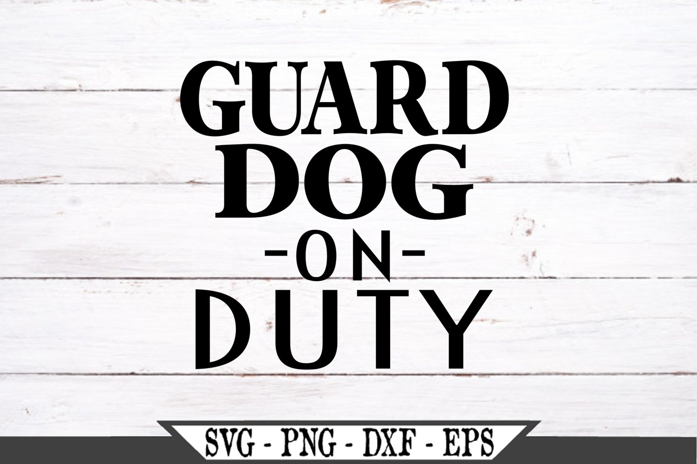Guard Dog On Duty SVG (844858) SVGs Design Bundles