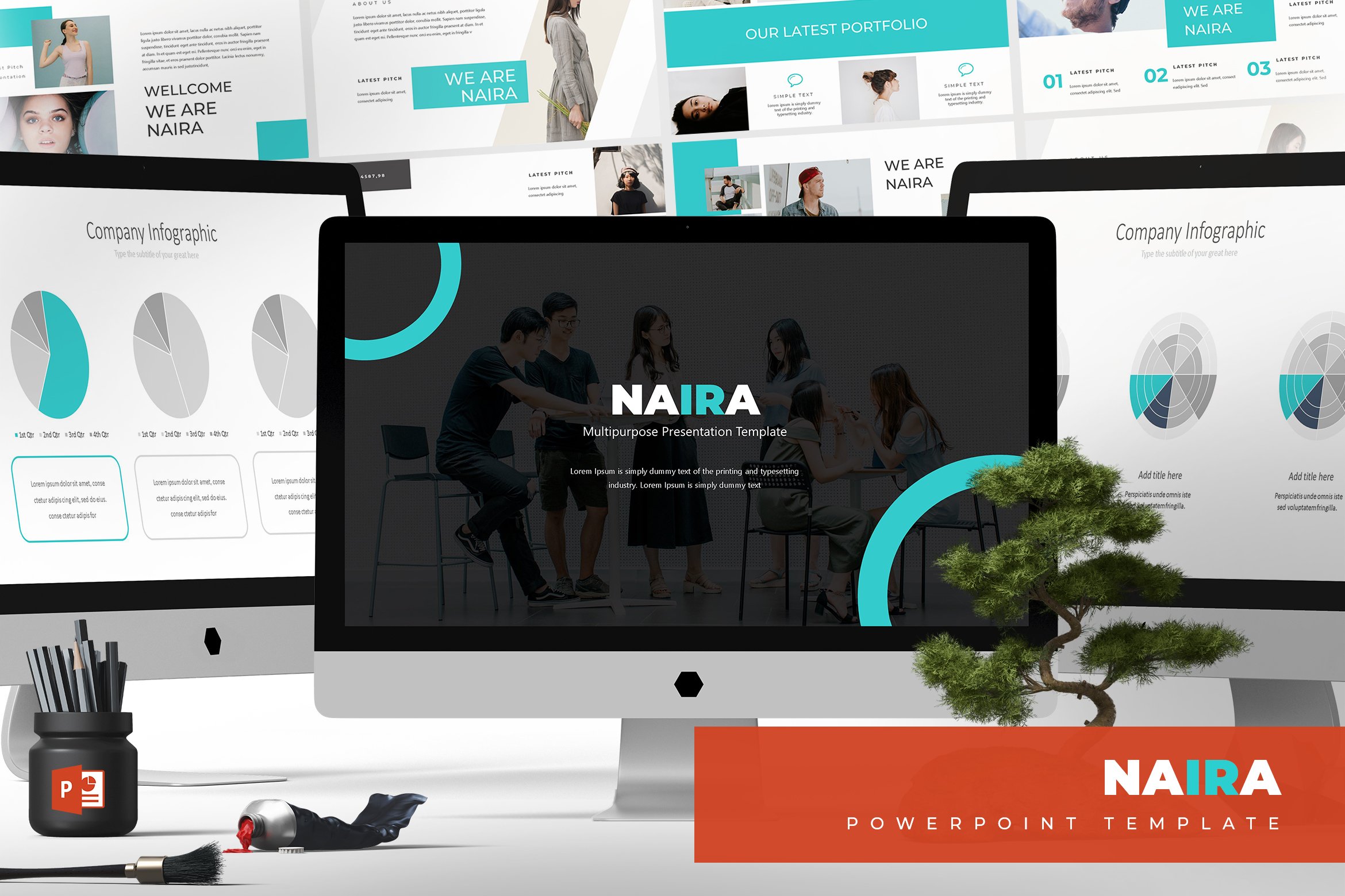 Naira - Powerpoint Template (328107) | Presentation Templates | Design ...