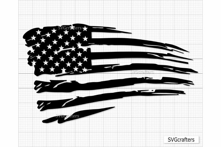 Torn Flag Svg