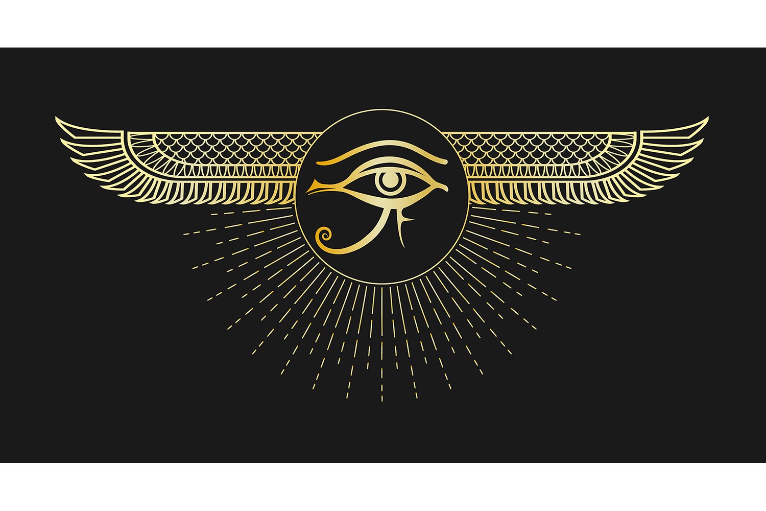Eye Of Horus Egyptan Stckers - Custom Stckers - Make Your Own