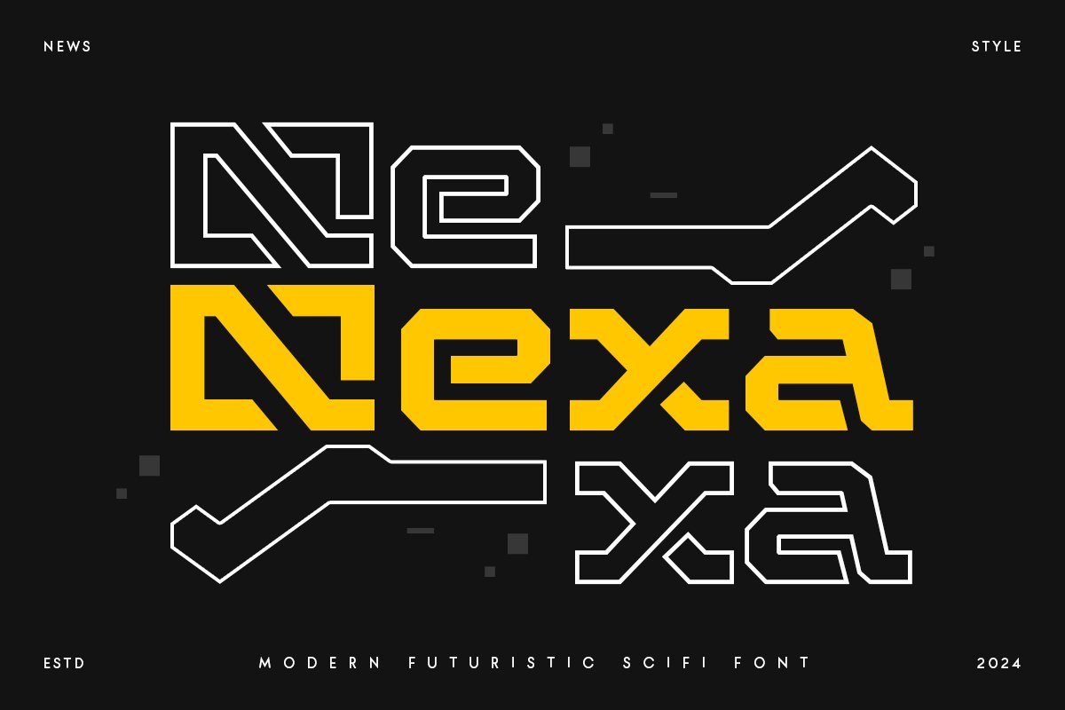 Nexa - Modern Futuristic Scifi Font