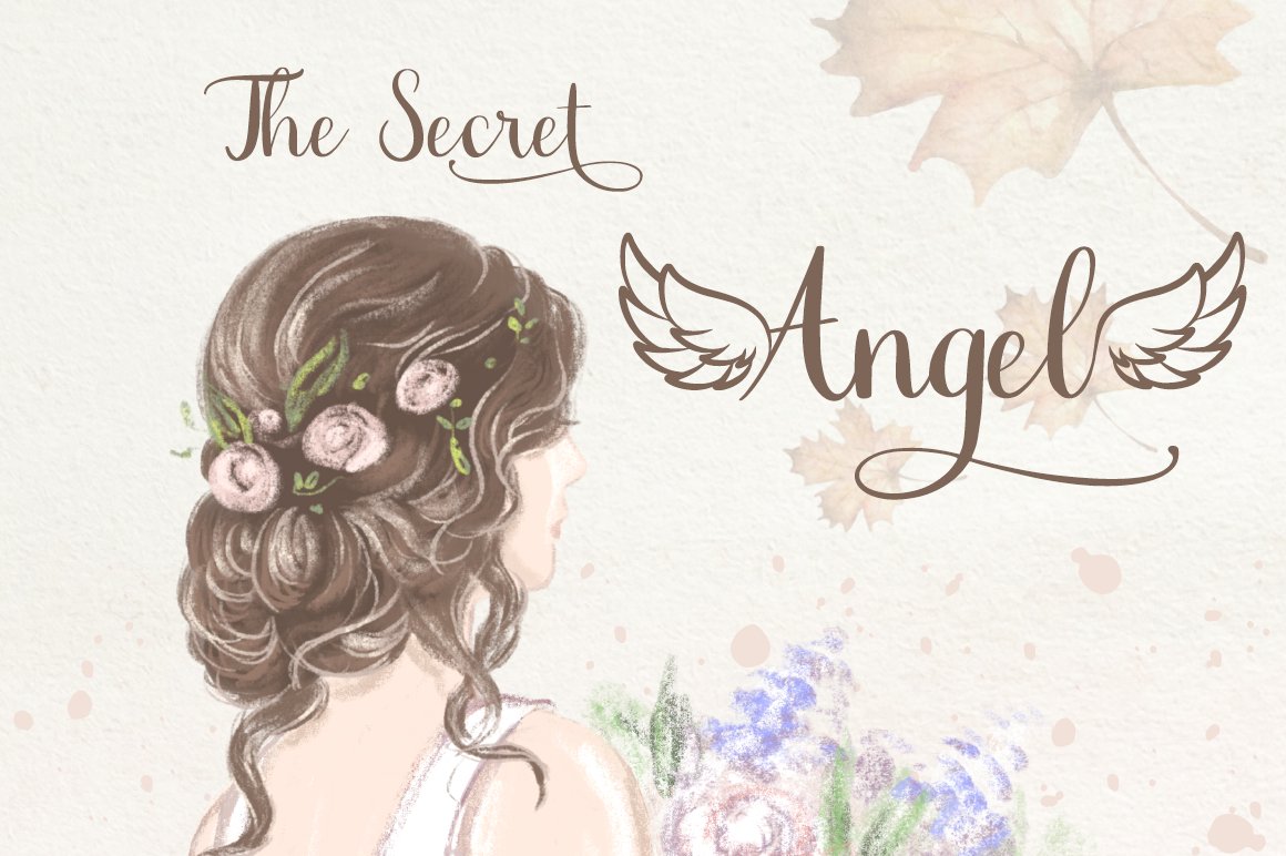 アイドル [MINYYUNY] Angel Script Lettering Color Angel (2219037)