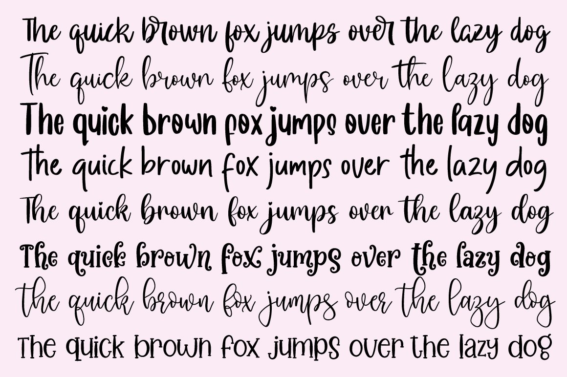 The Cute Font Bundle (3354537)