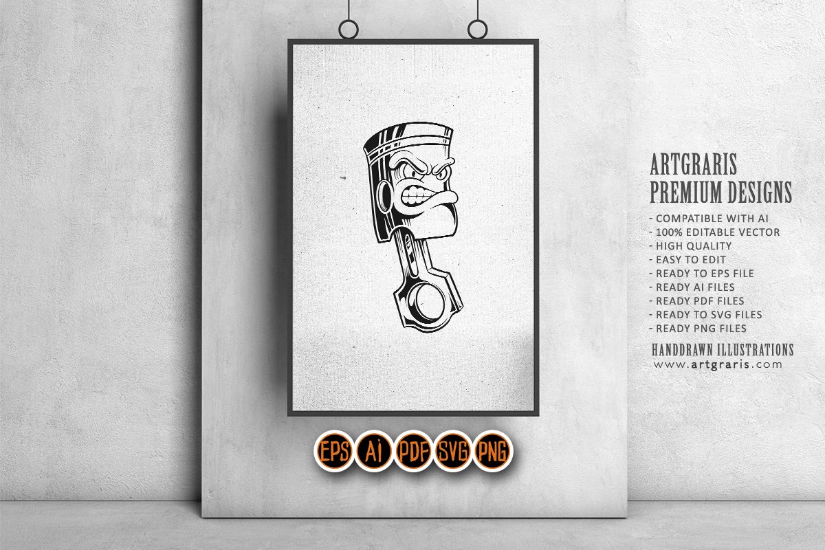 Angry piston tattoo - Bronctattooaus.com