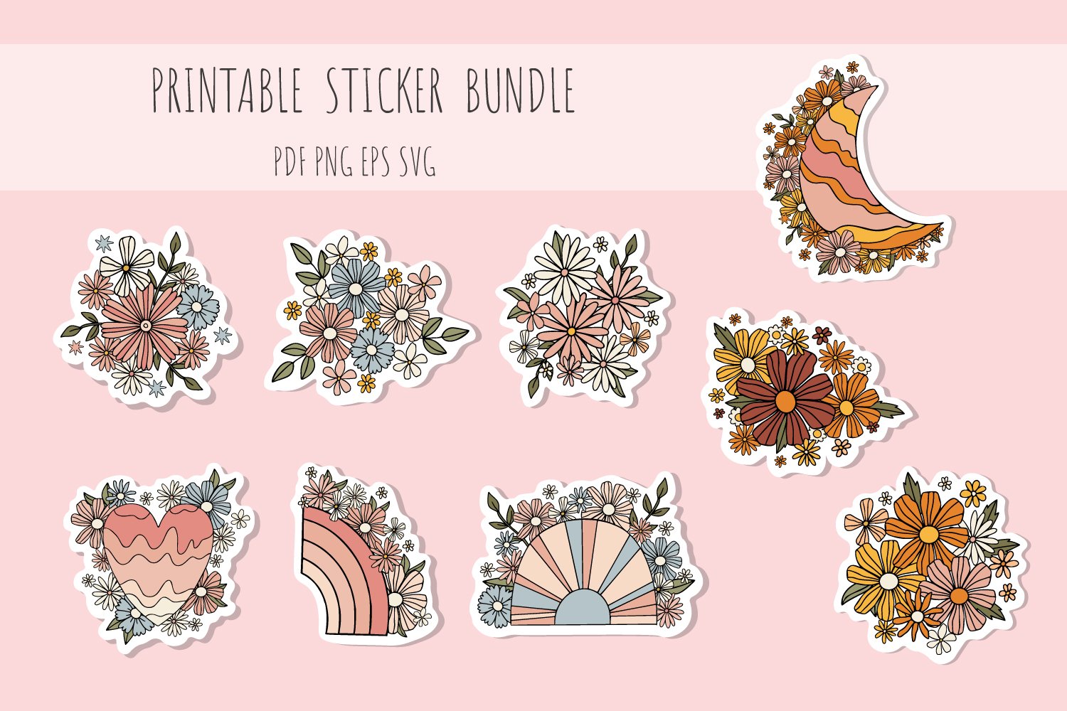 cute-stickers-with-flowers for Free Printable Flower Stickers Pdf Cute stickers with flowers for Free Printable Flower Stickers Pdf