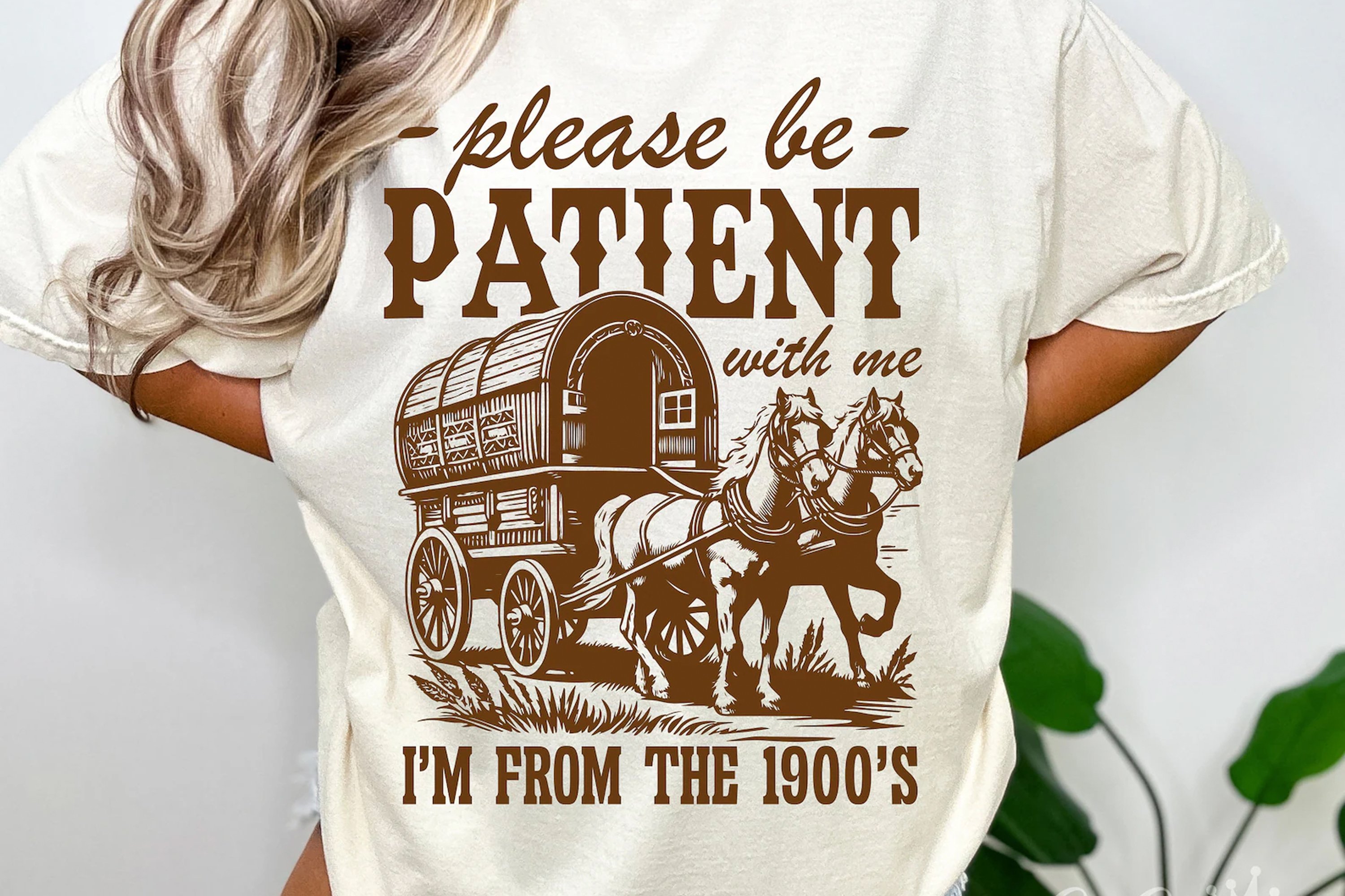 Please Be Patient With Me T-Shirt, I'm From The 1900s Shirt, Funny Meme Gift Adult Humor Tee Throwback Funny Quote Shirt