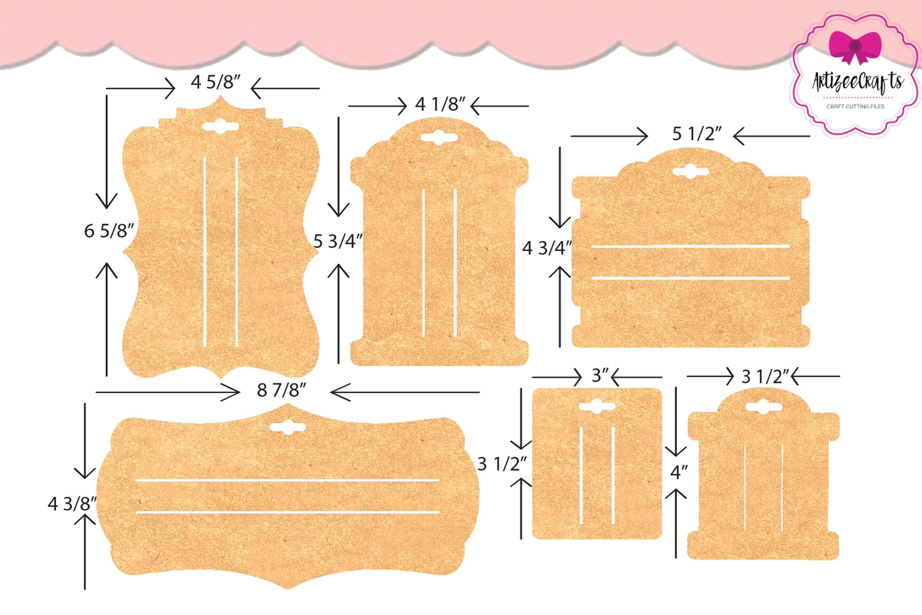 Classic Bow Display CardSnap Clip CardCricut Bow Card (1059405