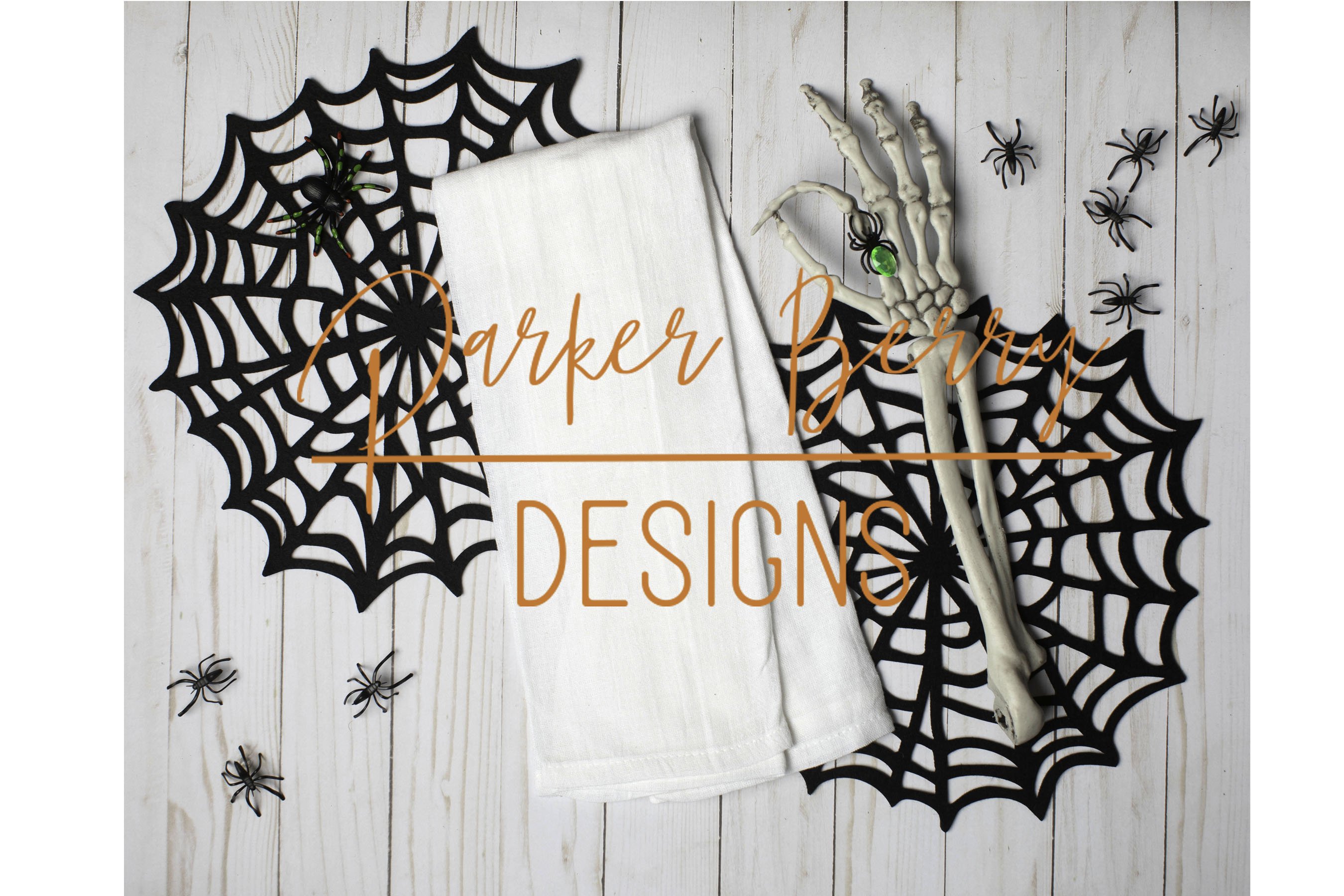 Download Spider On Hand Blank Linen Tea Towel Kitchen Towel Mock Up 530767 Mock Ups Design Bundles PSD Mockup Templates